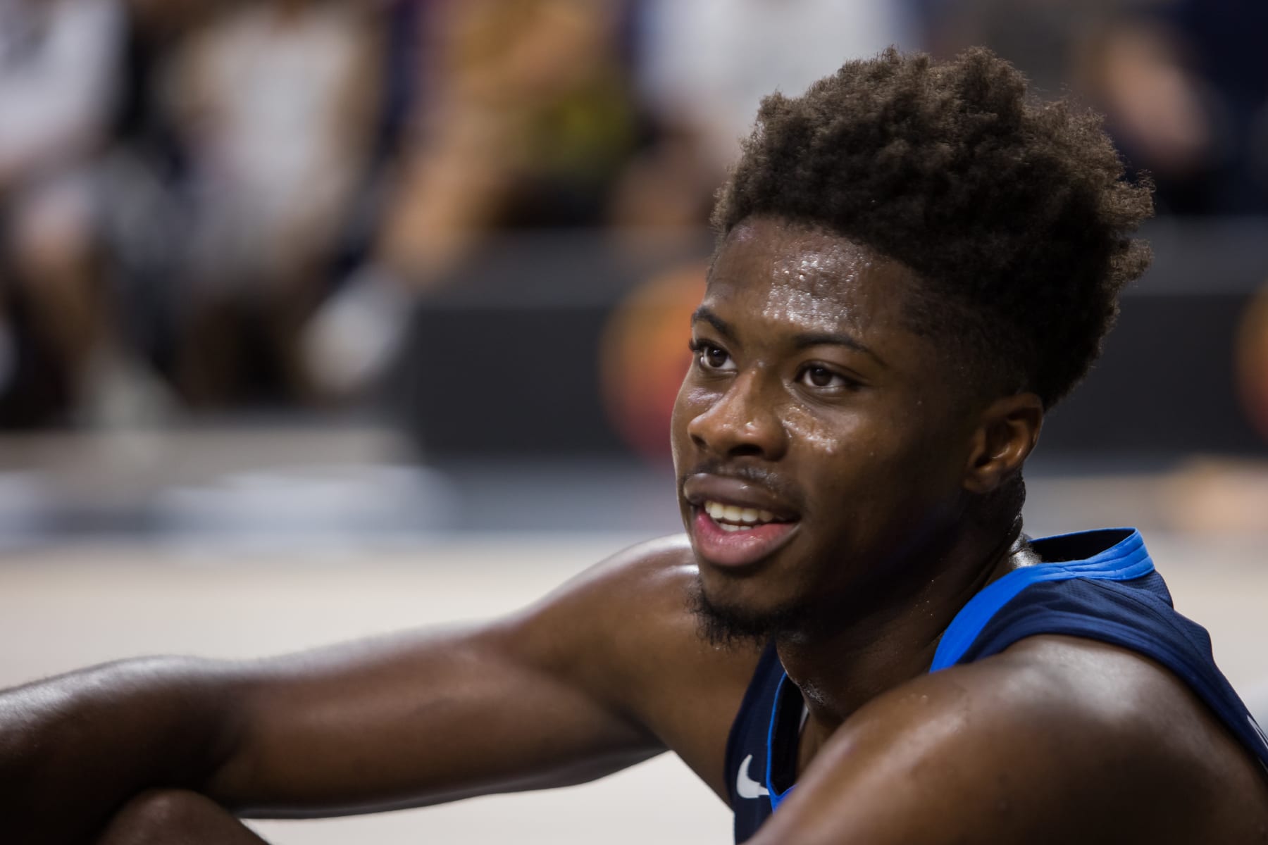 MADRID, SPAIN - 2022/08/11: Kostas Antetokounmpo during Spain vs Greece friendship game to prepare for the European Men's Basketball Championship, 2023 played at Wizink Center in Madrid. Spain wins 87 - 80. (Photo by Juan Carlos García Mate/Pacific Press/LightRocket via Getty Images)