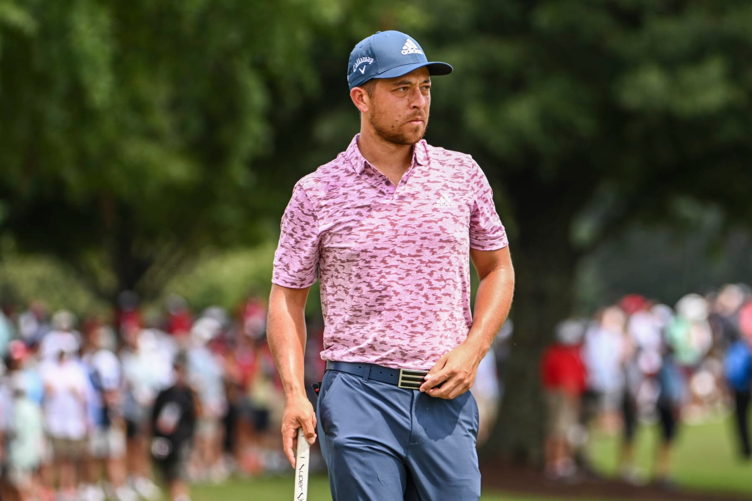 ATLANTA, GEORGIA - AUGUST 28: Xander Schauffele at the third hole during the final round of the TOUR Championship at East Lake Golf Club on August 28, 2022 in Atlanta, Georgia. (Photo by Tracy Wilcox/PGA TOUR via Getty Images)