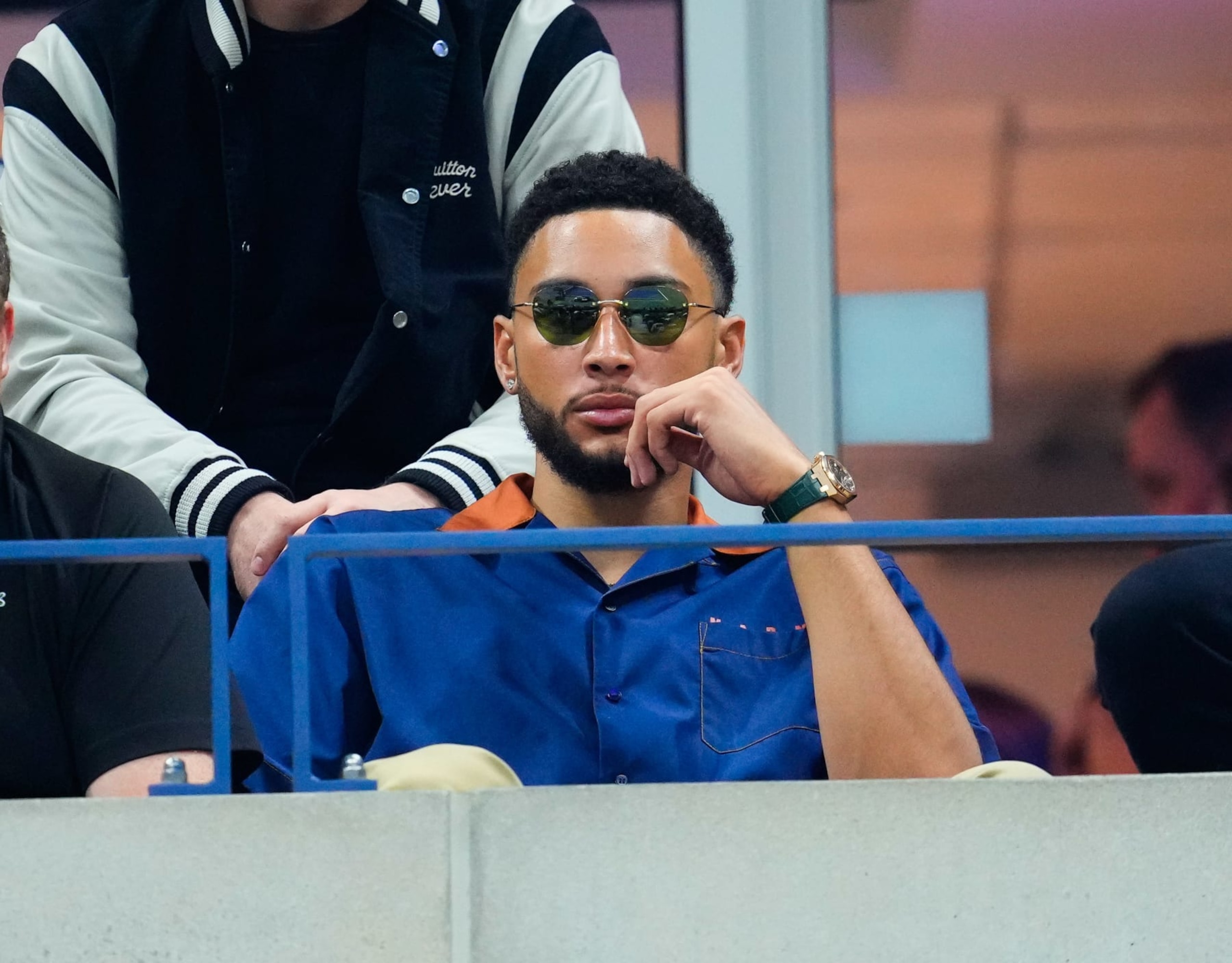 NEW YORK, NEW YORK - SEPTEMBER 06: Ben Simmons attends the 2022 US Open at USTA Billie Jean King National Tennis Center on September 6, 2022 in the Flushing neighborhood of the Queens borough of New York City. (Photo by Gotham/GC Images)