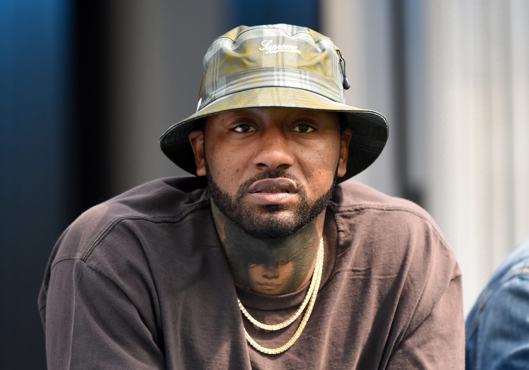INGLEWOOD, CA - SEPTEMBER 19: Houston Rockets player John Wall in attendance during an NFL game between the Dallas Cowboys and the Los Angeles Chargers on September 19, 2021, at SoFi Stadium in Inglewood, CA. (Photo by Chris Williams/Icon Sportswire via Getty Images)