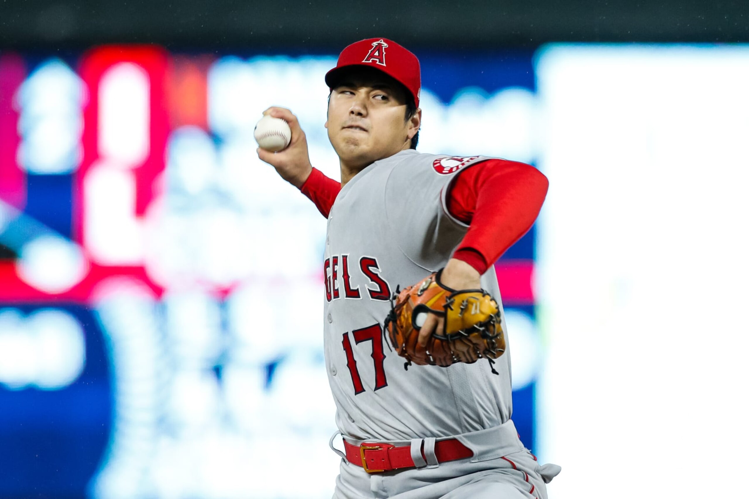MINNEAPOLIS, MN - SEPTEMBER 23: Shohei Ohtani #17 of the Los Angeles Angels delivers a pitch against the Minnesota Twins in the first inning of the game at Target Field on September 23, 2022 in Minneapolis, Minnesota. (Photo by David Berding/Getty Images) MINNEAPOLIS, MN - SEPTEMBER 23: Shohei Ohtani #17 of the Los Angeles Angels delivers a pitch against the Minnesota Twins in the first inning of the game at Target Field on September 23, 2022 in Minneapolis, Minnesota. (Photo by David Berding/Getty Images)