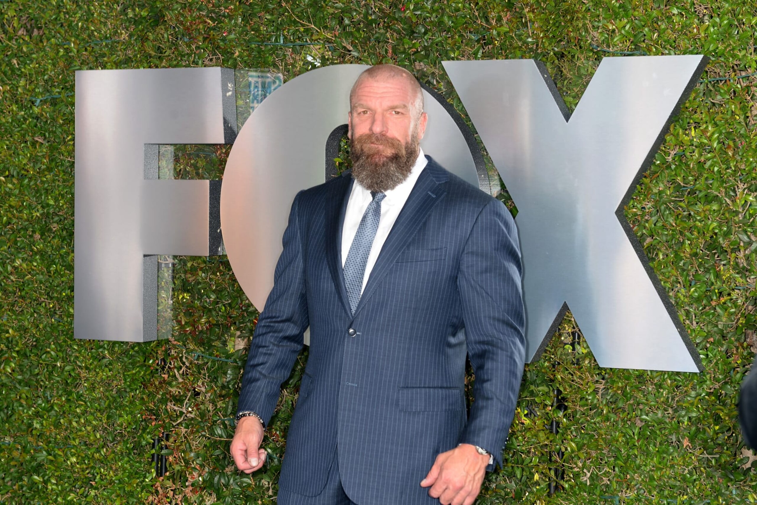 LOS ANGELES, CALIFORNIA - OCTOBER 04: Paul 'Triple H' Levesque attend WWE 20th Anniversary Celebration Marking Premiere of WWE Friday Night SmackDown on FOX at Staples Center on October 04, 2019 in Los Angeles, California. (Photo by Jerod Harris/Getty Images) LOS ANGELES, CALIFORNIA - OCTOBER 04: Paul 'Triple H' Levesque attend WWE 20th Anniversary Celebration Marking Premiere of WWE Friday Night SmackDown on FOX at Staples Center on October 04, 2019 in Los Angeles, California. (Photo by Jerod Harris/Getty Images)