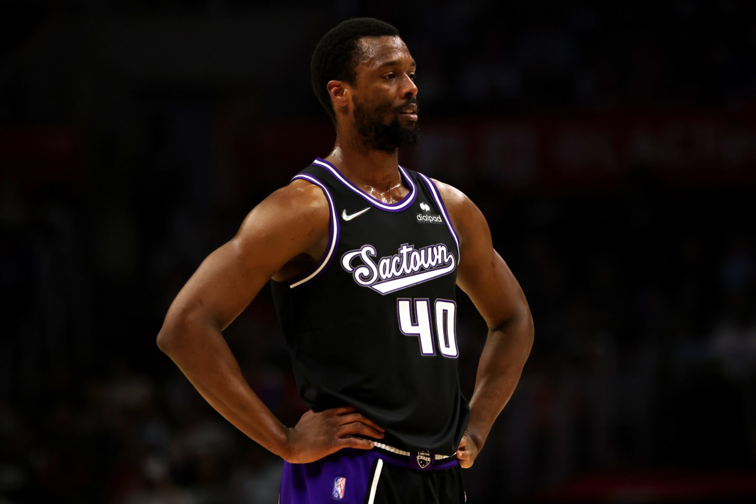 LOS ANGELES, CALIFORNIA - APRIL 09: Harrison Barnes #40 of the Sacramento Kings looks on during the first half against the Los Angeles Clippers at Crypto.com Arena on April 09, 2022 in Los Angeles, California. NOTE TO USER: User expressly acknowledges and agrees that, by downloading and or using this photograph, User is consenting to the terms and conditions of the Getty Images License Agreement. (Photo by Katelyn Mulcahy/Getty Images) LOS ANGELES, CALIFORNIA - APRIL 09: Harrison Barnes #40 of the Sacramento Kings looks on during the first half against the Los Angeles Clippers at Crypto.com Arena on April 09, 2022 in Los Angeles, California. NOTE TO USER: User expressly acknowledges and agrees that, by downloading and or using this photograph, User is consenting to the terms and conditions of the Getty Images License Agreement. (Photo by Katelyn Mulcahy/Getty Images)