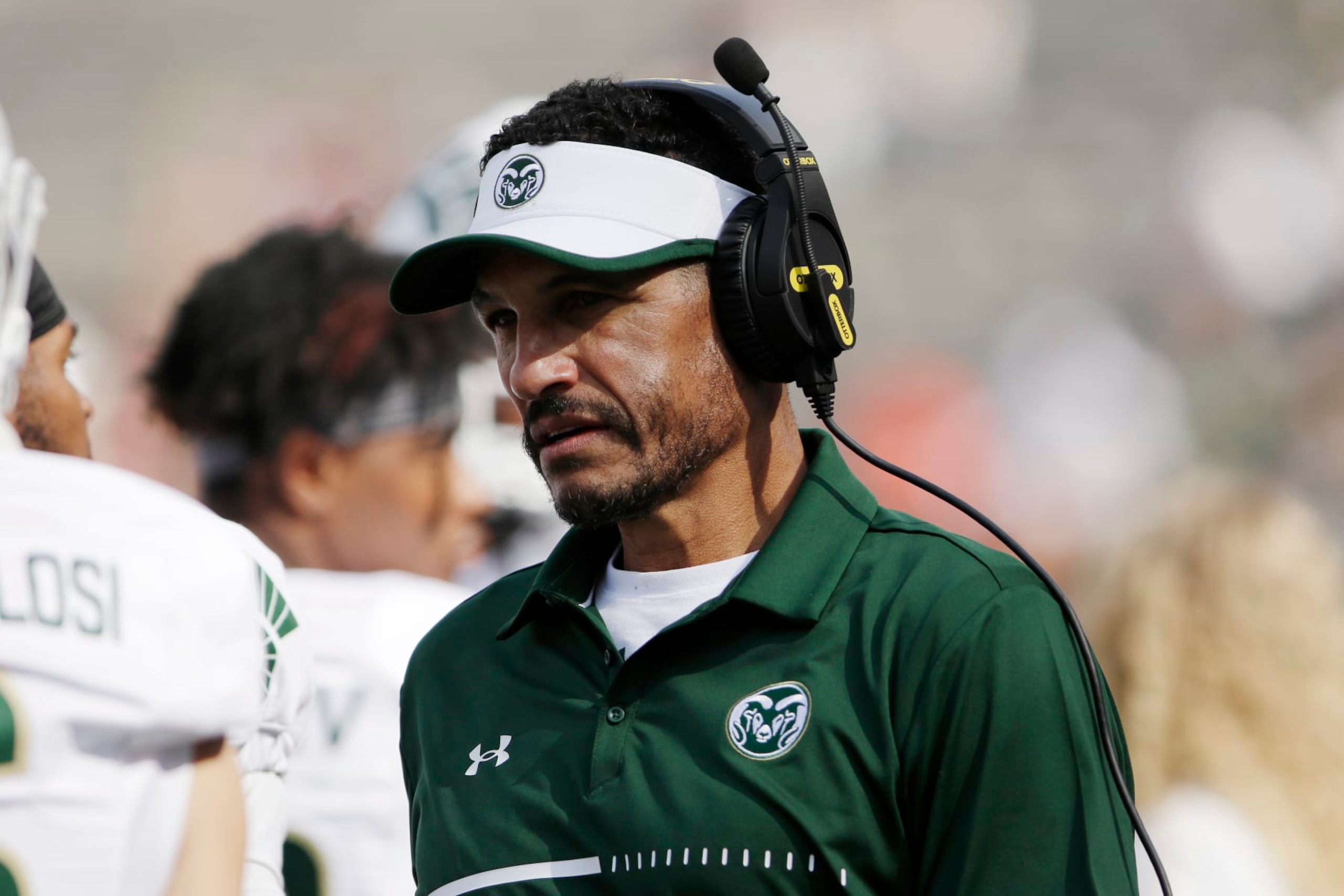 Colorado State head coach Jay Norvell watches the first half of an NCAA college football game against Washington State, Saturday, Sept. 17, 2022, in Pullman, Wash. (AP Photo/Young Kwak) Colorado State head coach Jay Norvell watches the first half of an NCAA college football game against Washington State, Saturday, Sept. 17, 2022, in Pullman, Wash. (AP Photo/Young Kwak)