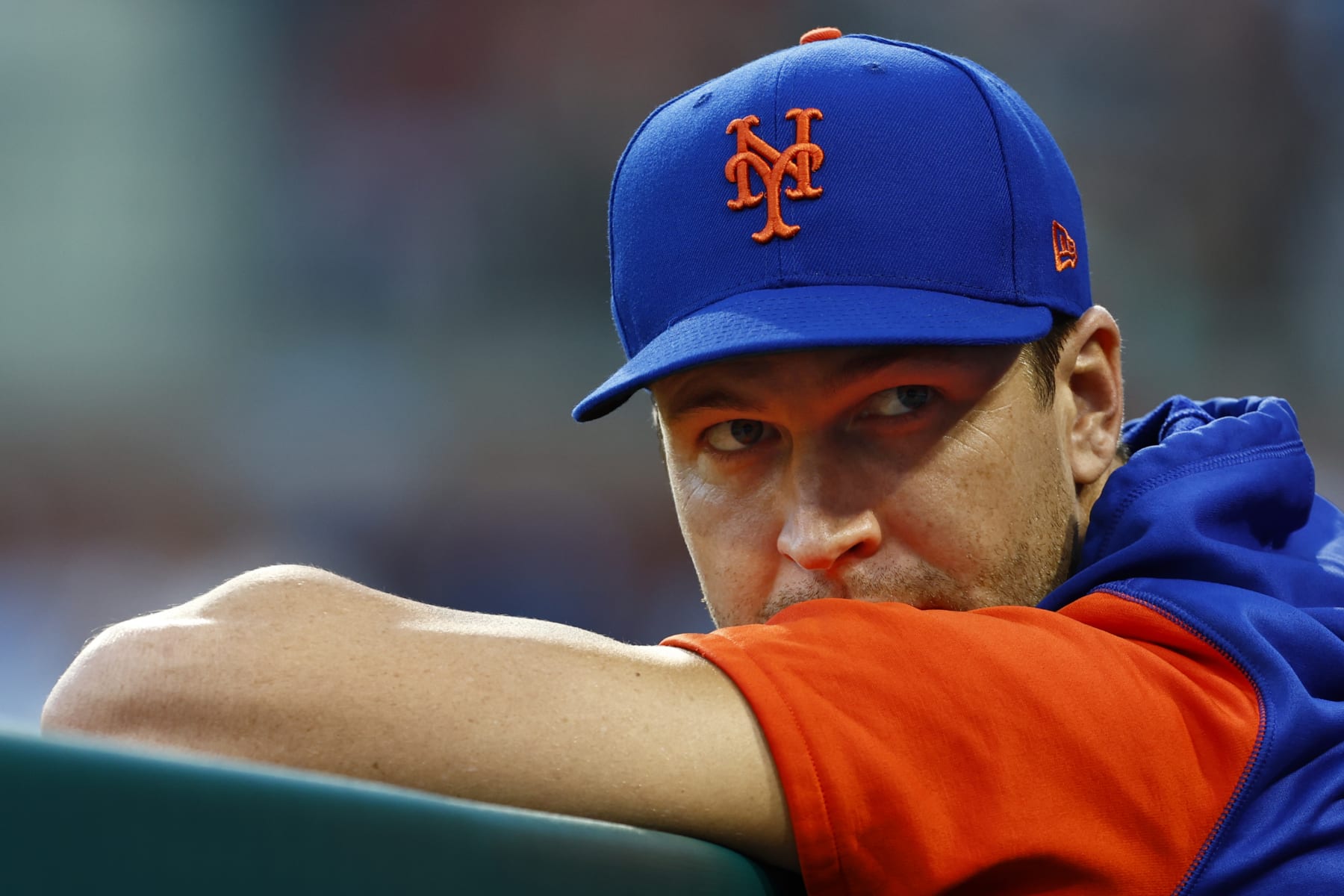 PHILADELPHIA, PA - AUGUST 20: Jacob deGrom #48 of the New York Mets in action against the Philadelphia Phillies during game two of a double header at Citizens Bank Park on August 20, 2022 in Philadelphia, Pennsylvania. (Photo by Rich Schultz/Getty Images)