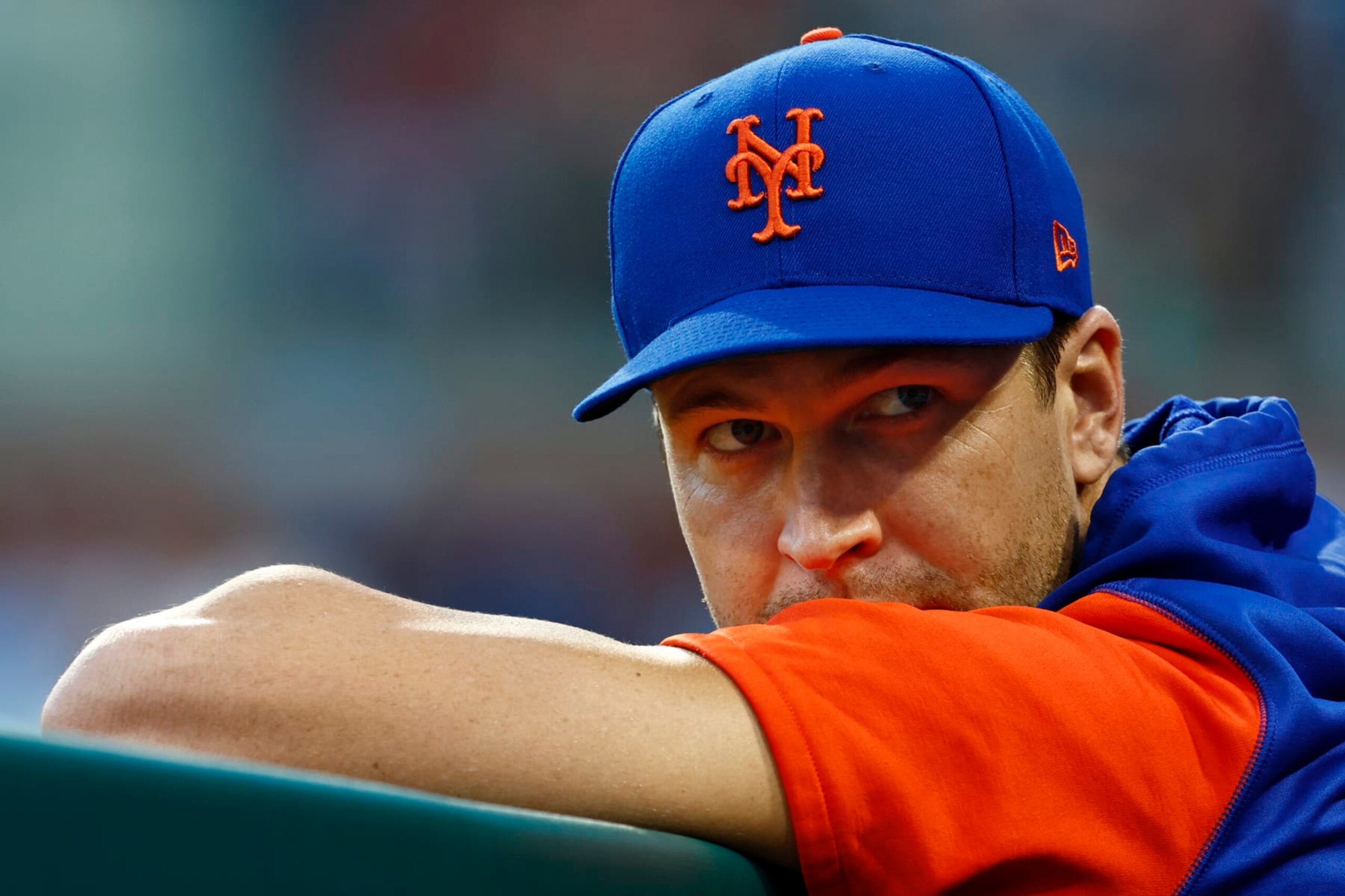 PHILADELPHIA, PA - AUGUST 20: Jacob deGrom #48 of the New York Mets in action against the Philadelphia Phillies during game two of a double header at Citizens Bank Park on August 20, 2022 in Philadelphia, Pennsylvania. (Photo by Rich Schultz/Getty Images)