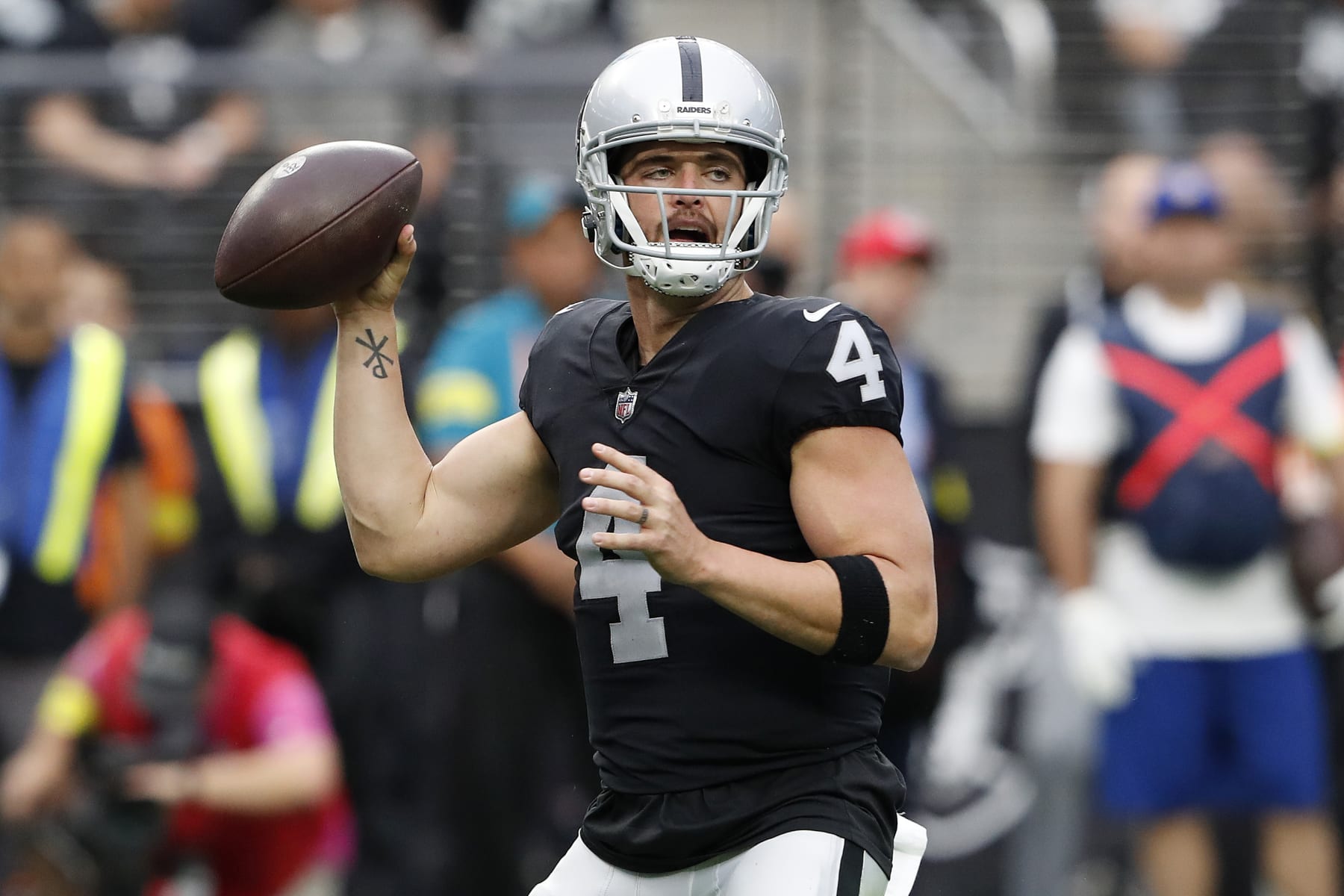 Derek Carr and the Raiders could use reinforcements to get them back into the playoff hunt. 
