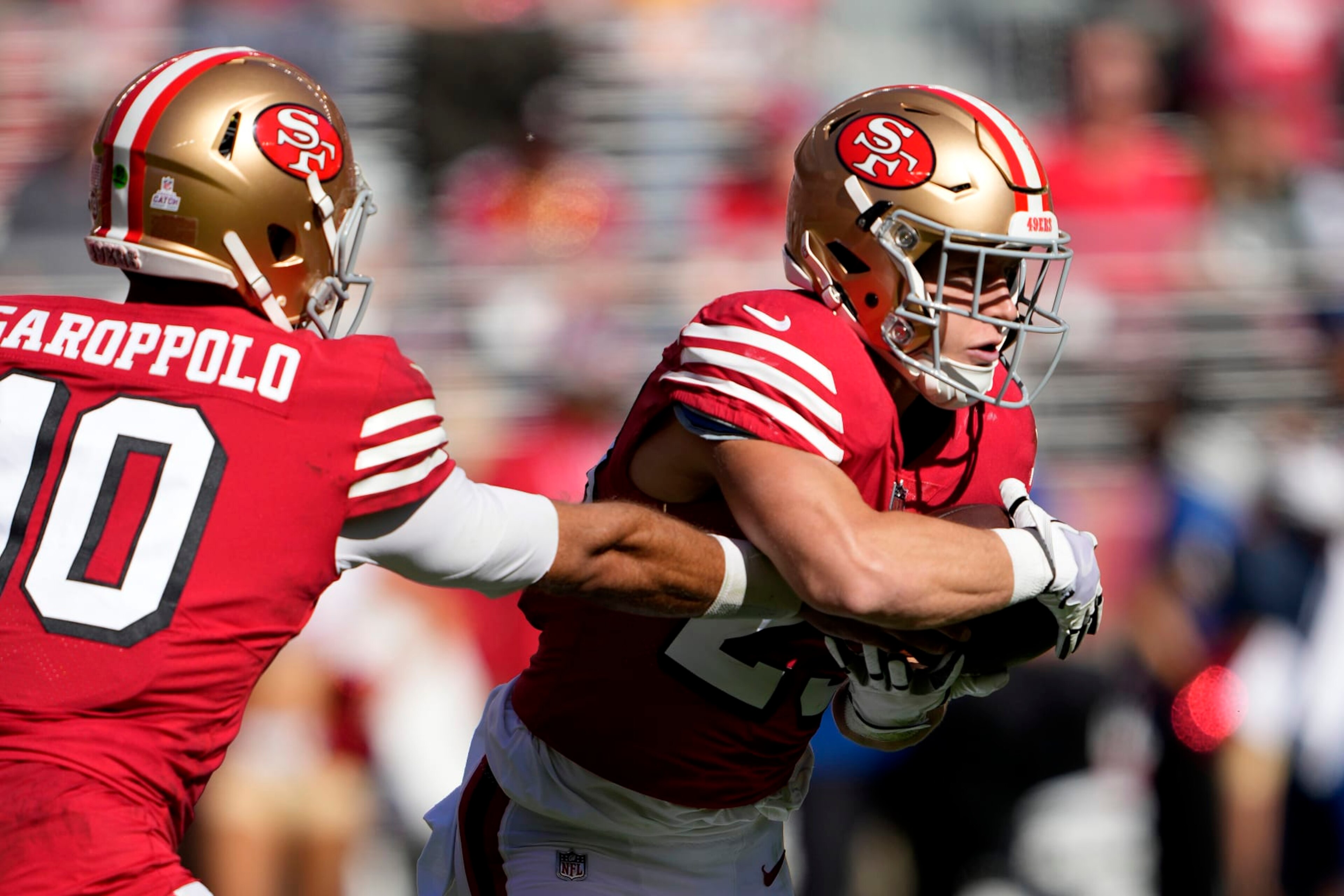 The 49ers have to figure out how to build a dynamic offense with Christian McCaffrey now in the fold. 