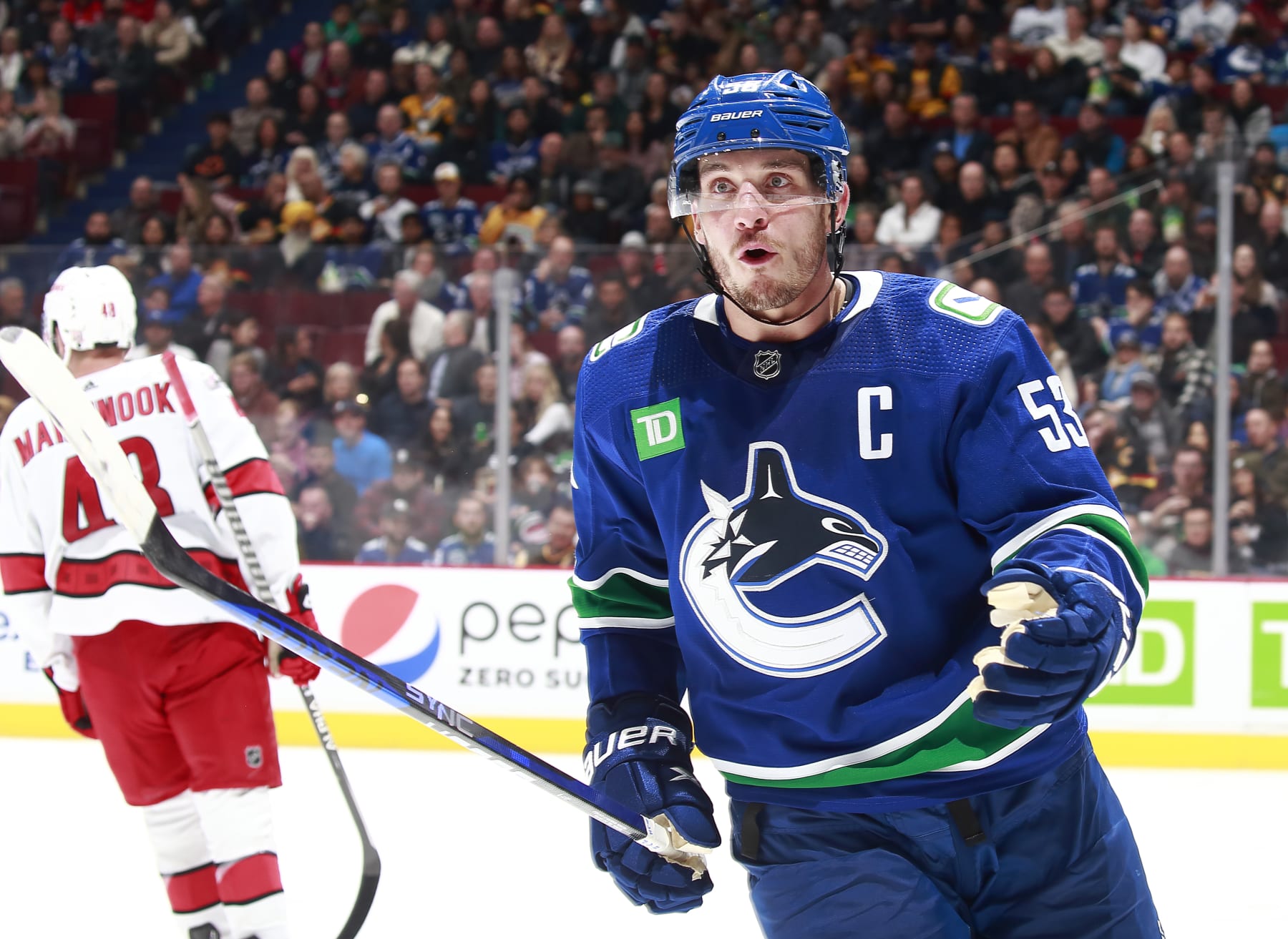 It's been rough going for Bo Horvat and the Vancouver Canucks.