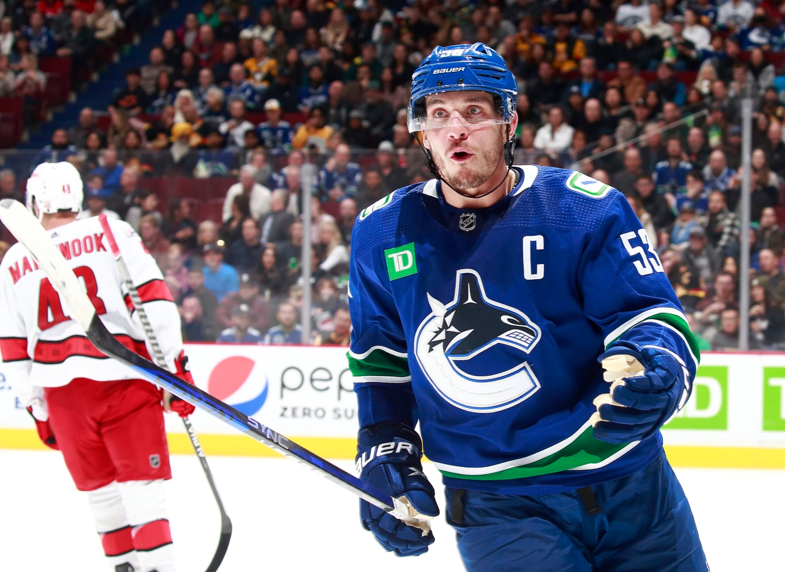 It's been rough going for Bo Horvat and the Vancouver Canucks.