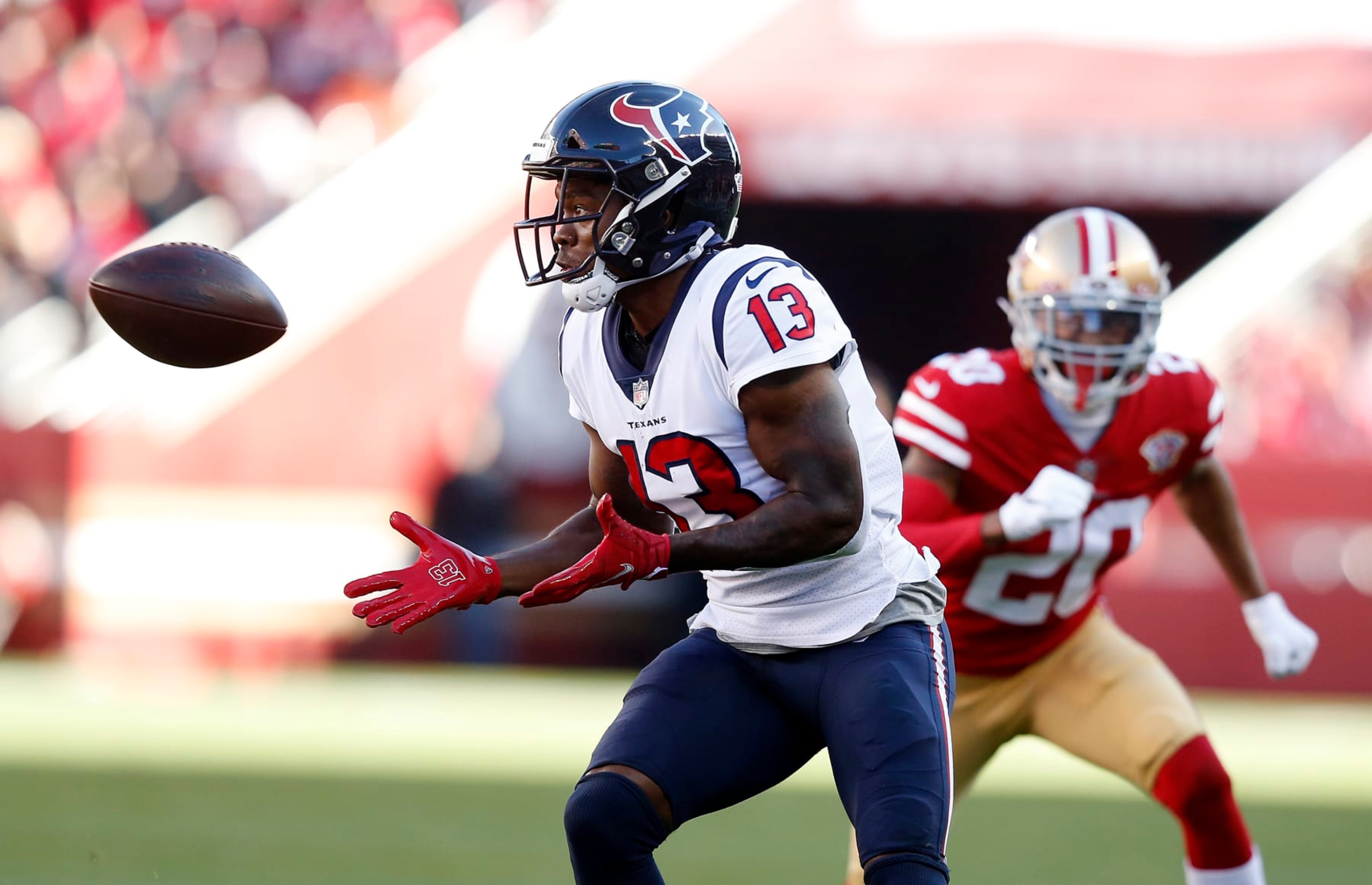 Brandin Cooks is one of a few high-profile wide receivers who could be traded. 