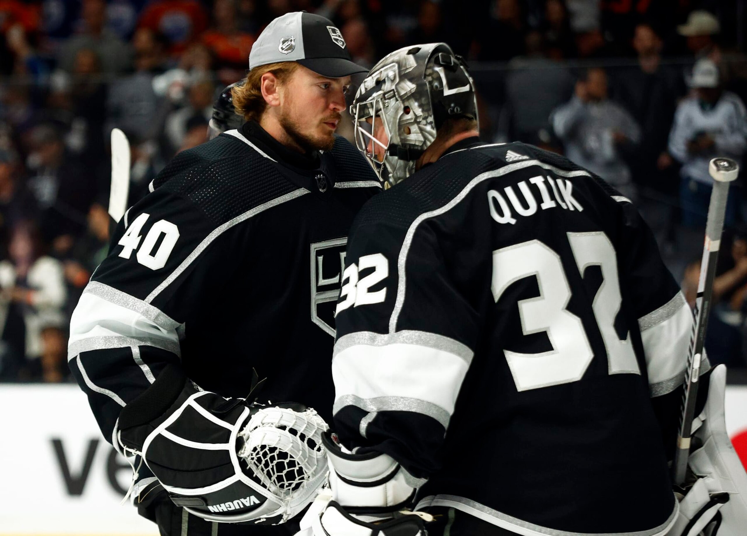 Cal Petersen and Jonathan Quick are struggling to stop pucks Cal Petersen and Jonathan Quick are struggling to stop pucks