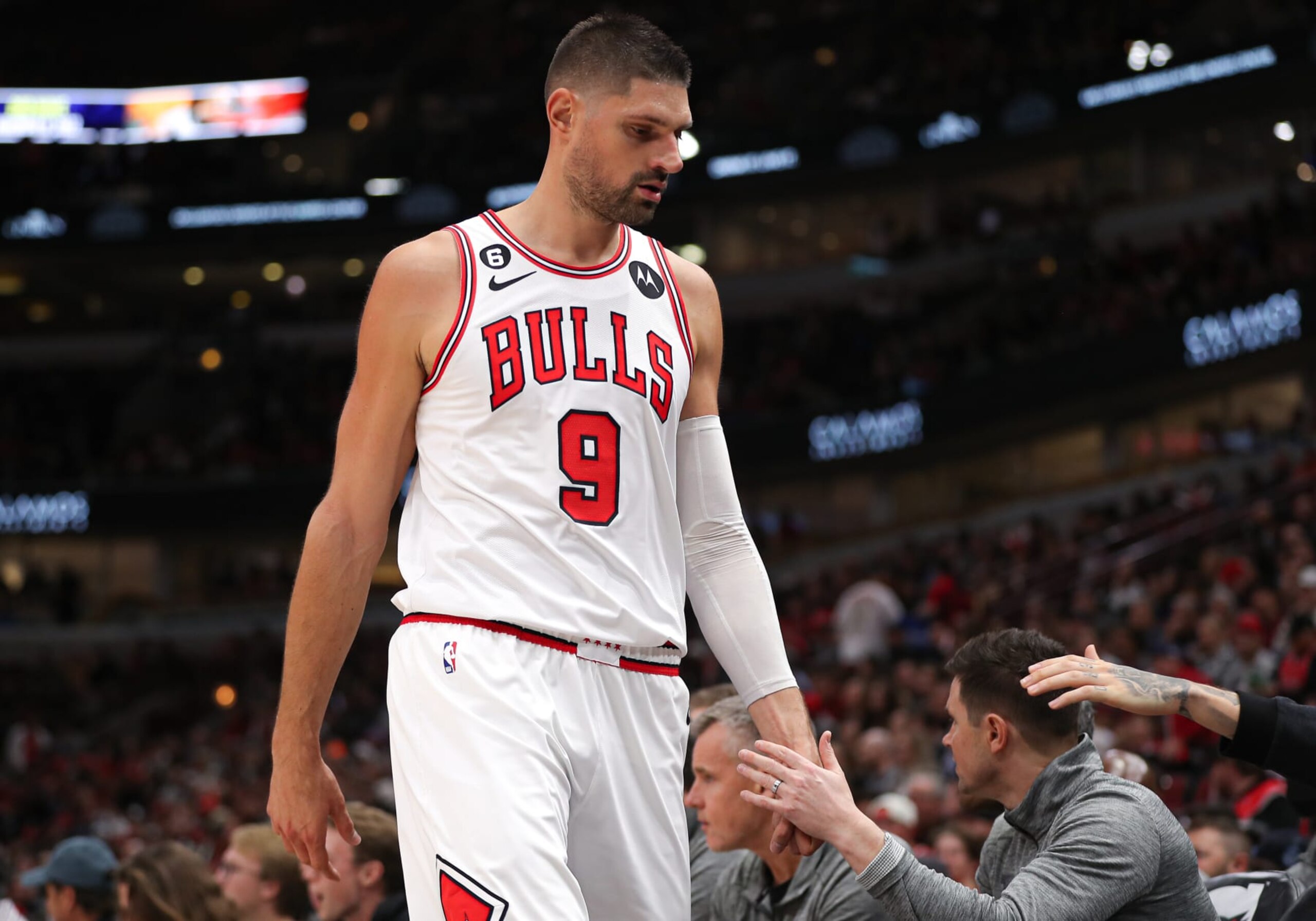 Nikola VuÄeviÄ (Melissa Tamez/Icon Sportswire via Getty Images)