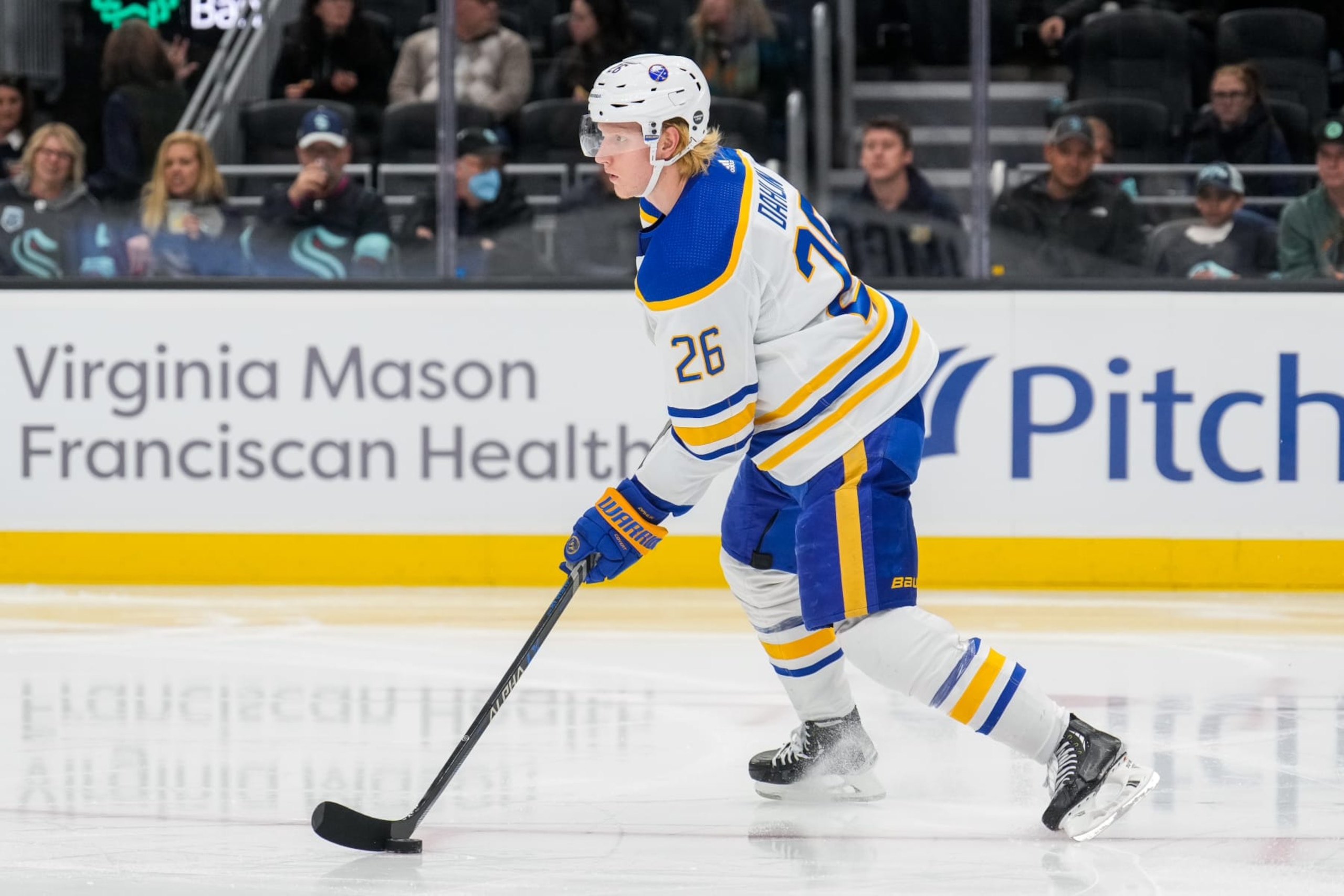 Buffalo Sabres defenseman Rasmus Dahlin