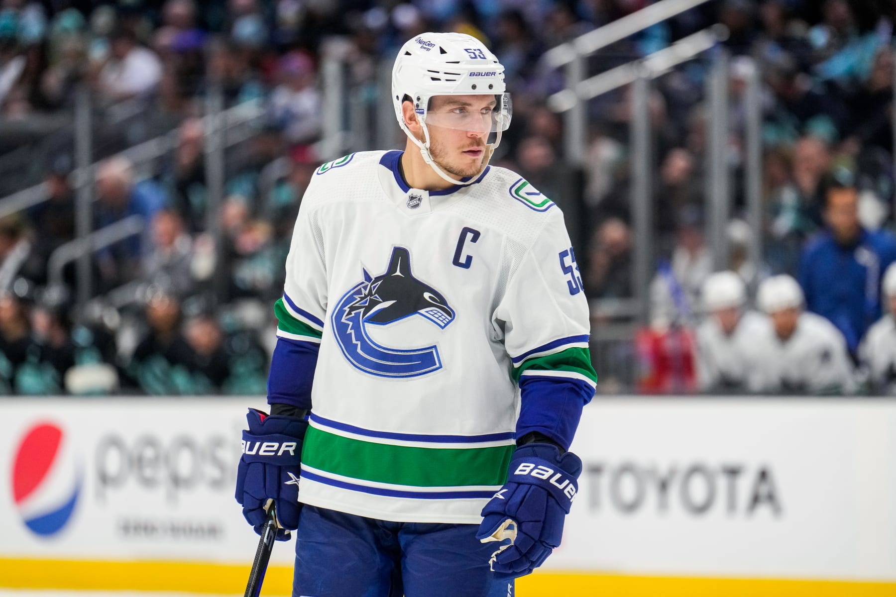 Vancouver Canucks center Bo Horvat.