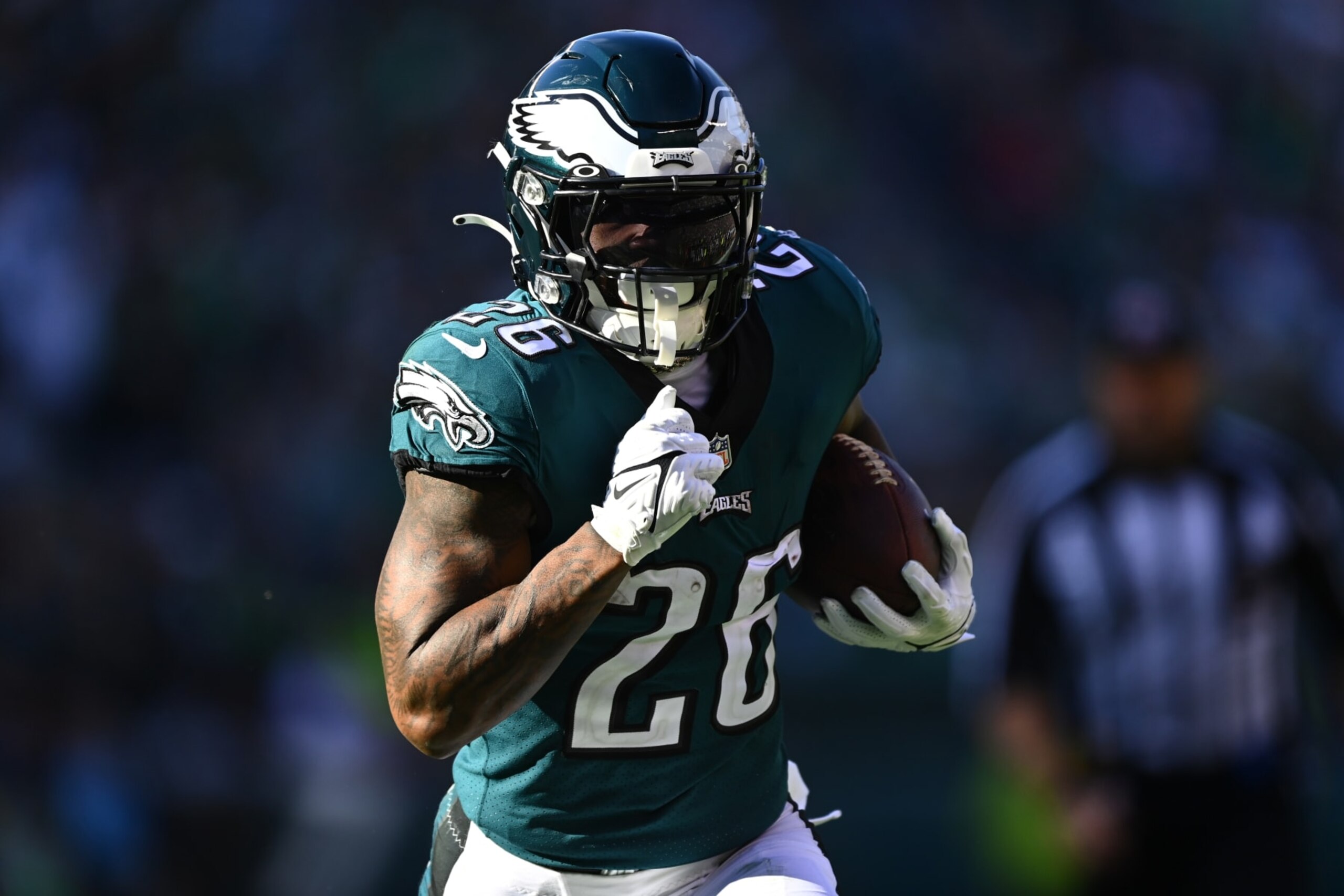 Eagles RB Miles Sanders Eagles RB Miles Sanders