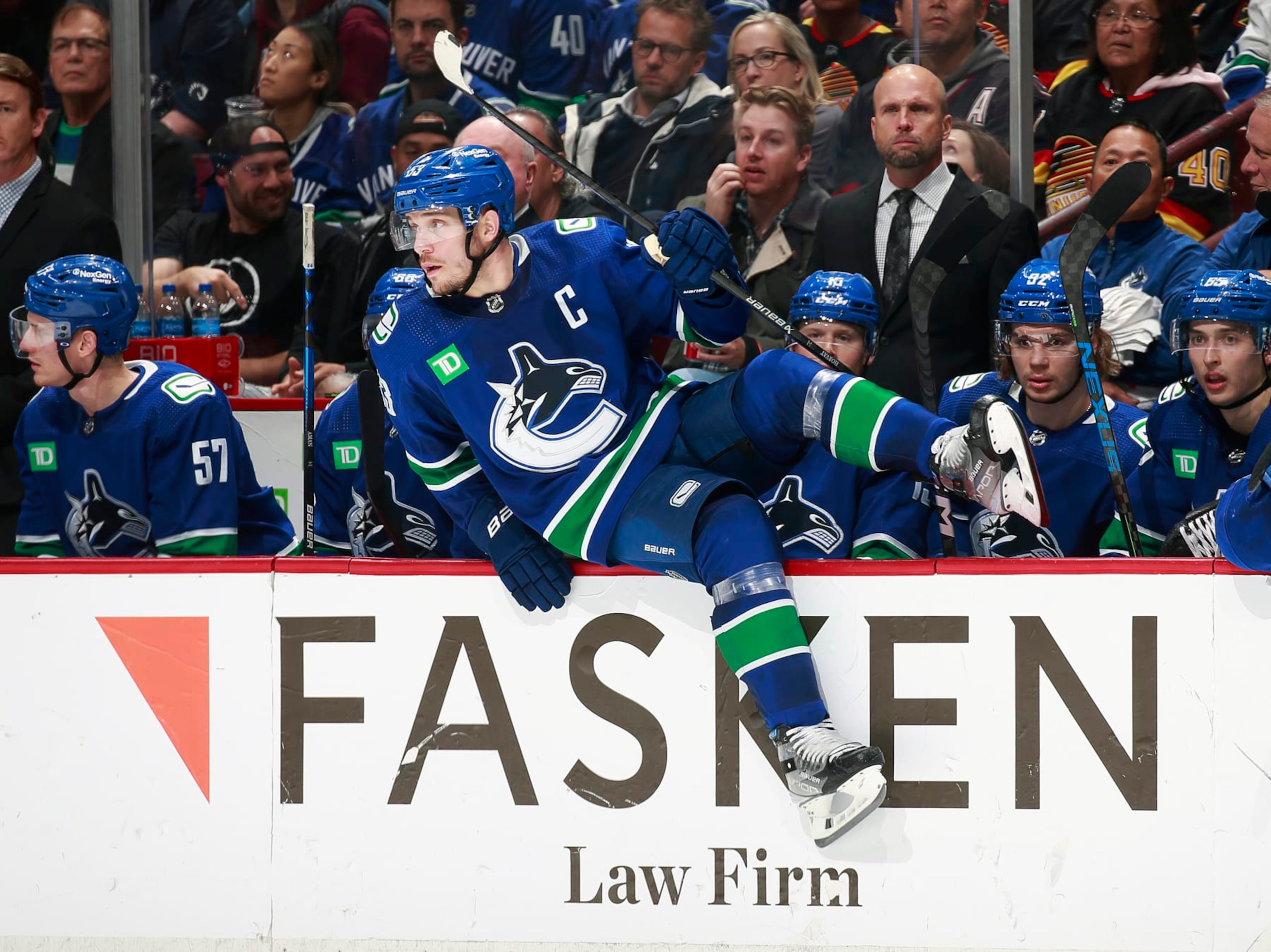 Vancouver Canucks center Bo Horvat Vancouver Canucks center Bo Horvat
