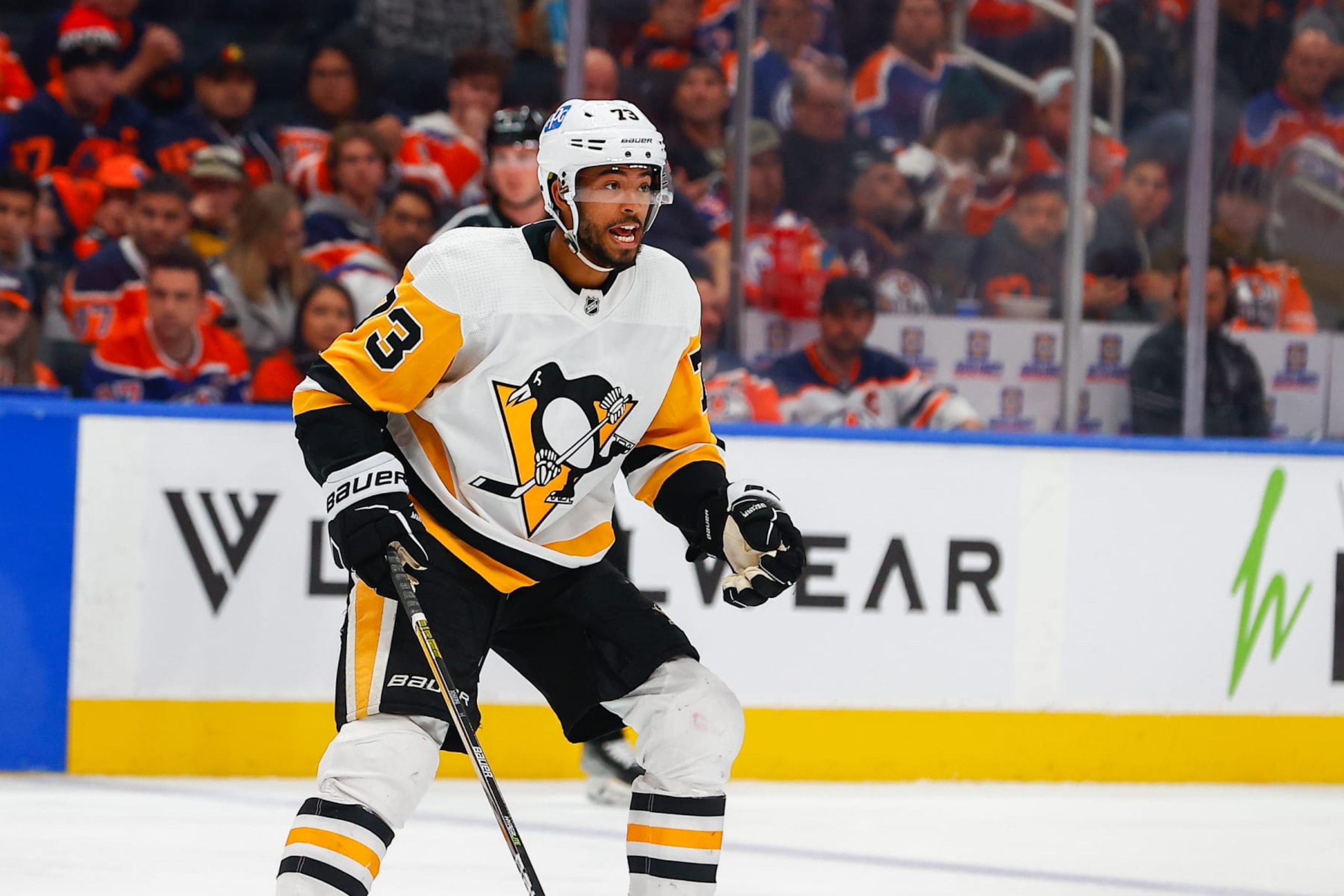 Pittsburgh Penguins defenseman Pierre-Olivier Joseph Pittsburgh Penguins defenseman Pierre-Olivier Joseph