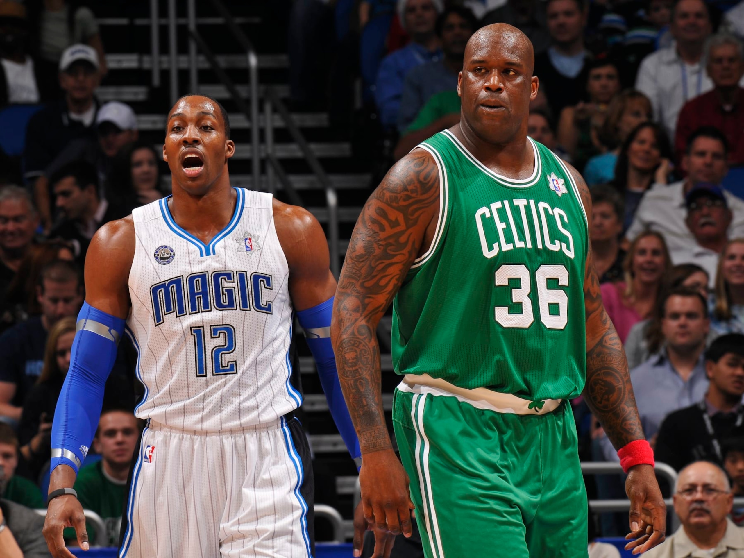 Dwight Howard and Shaquille O'Neal