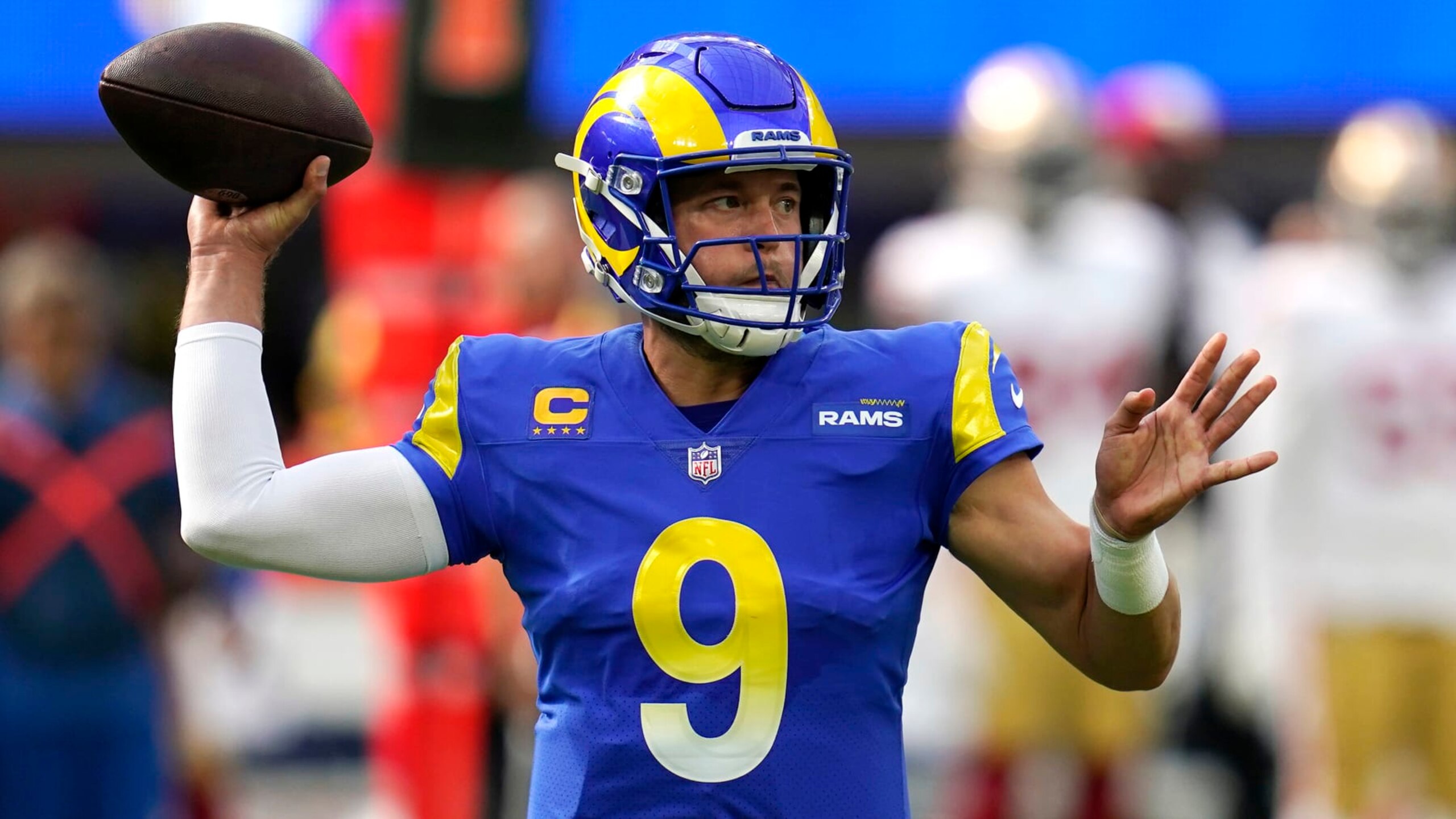 Matthew Stafford and the Rams are looking to get back on track against the Bucs. Matthew Stafford and the Rams are looking to get back on track against the Bucs.