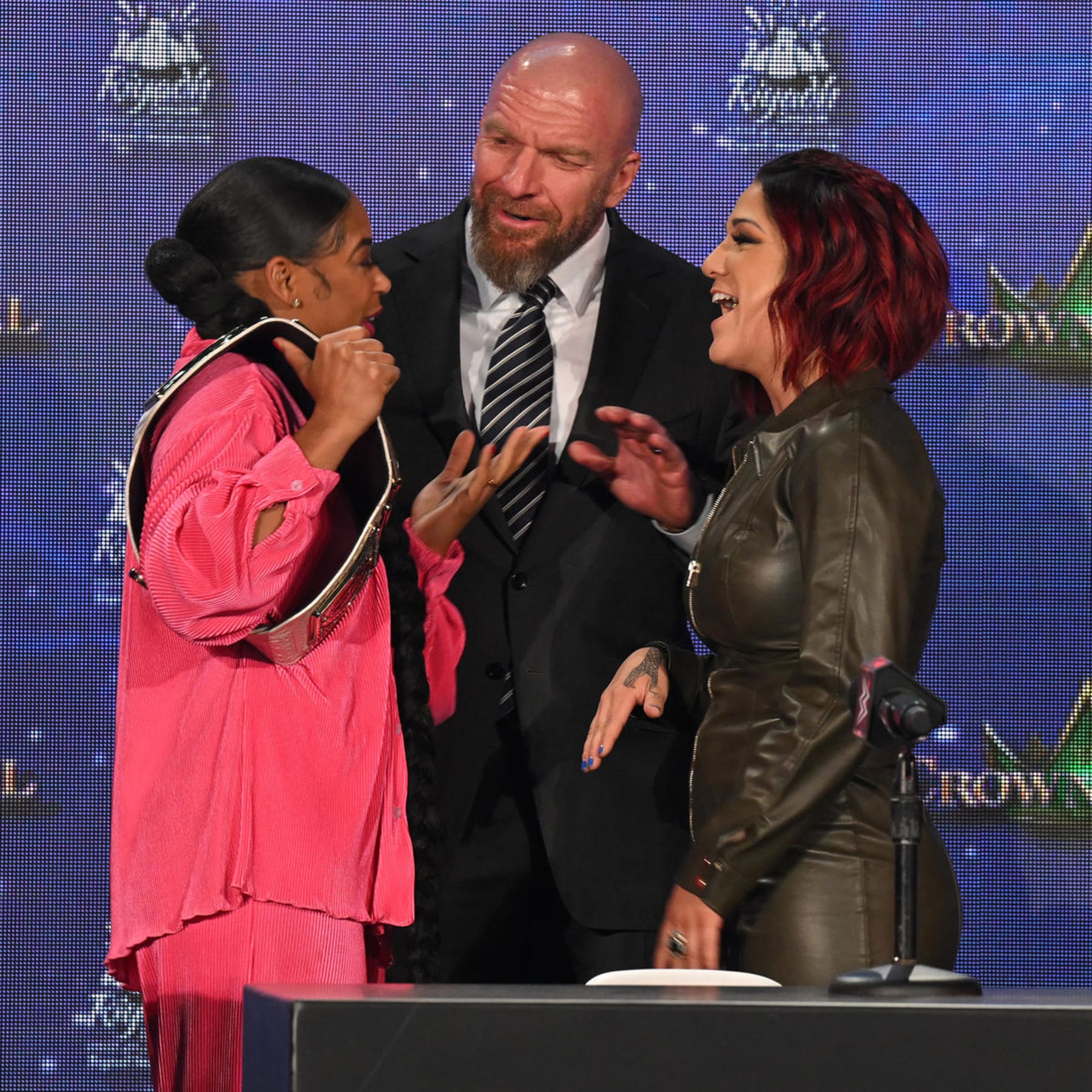 Belair and Bayley came to Saudi Arabia with a plan to put on the best women's match this crowd has seen.