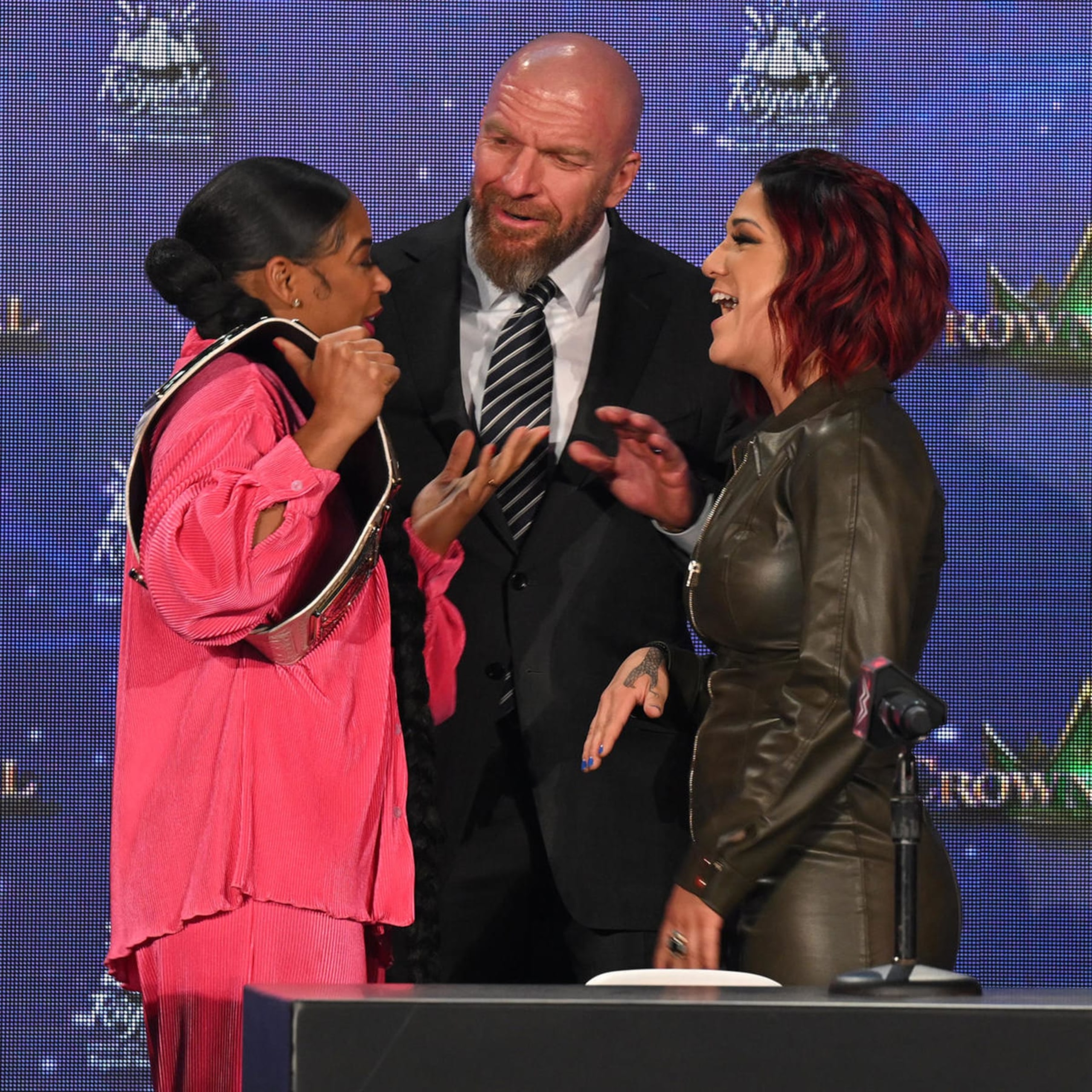 Belair and Bayley came to Saudi Arabia with a plan to put on the best women's match this crowd has seen.