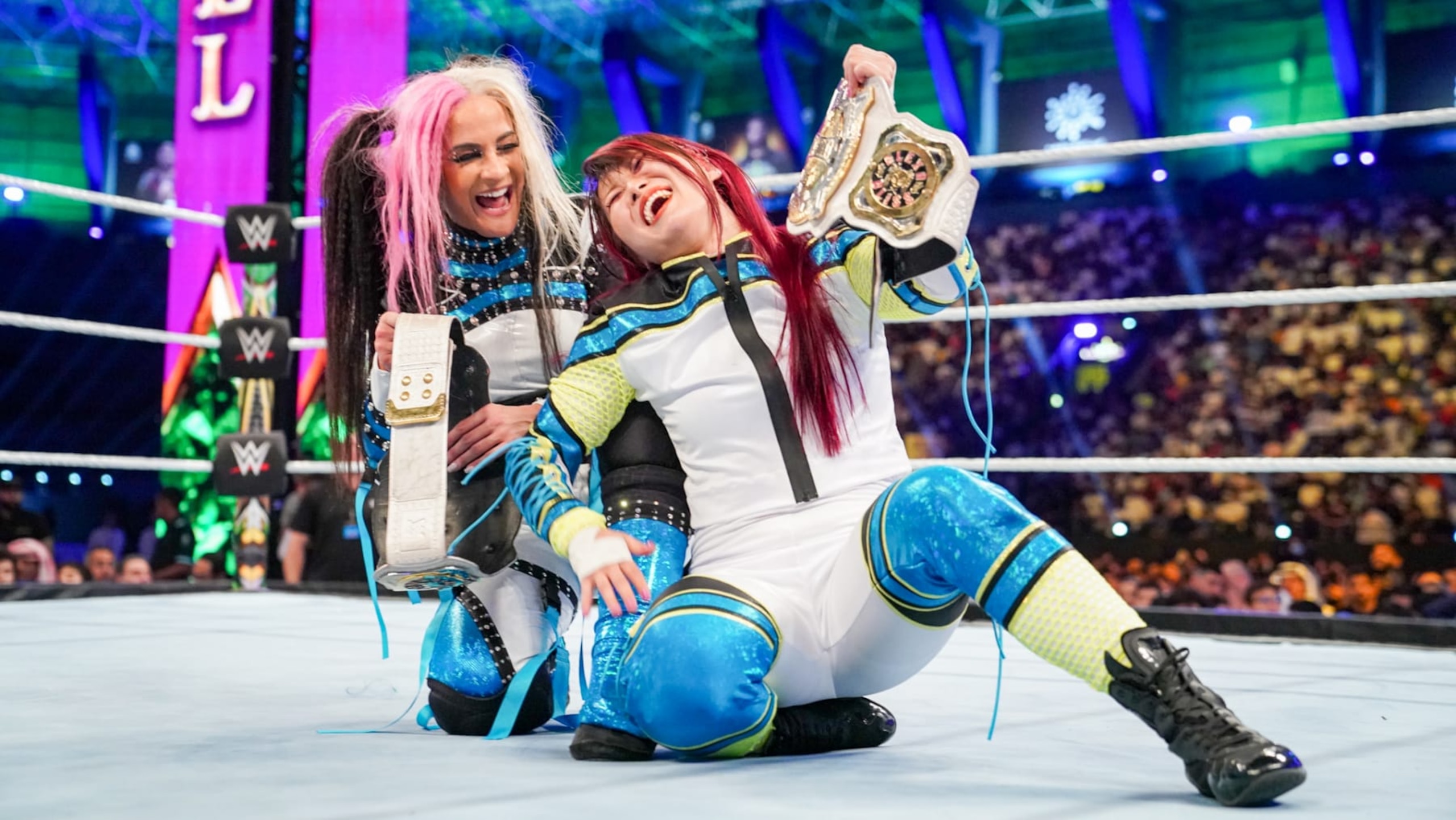 Damage CTRL won the women's tag team titles in the faction's latest questionable booking. Damage CTRL won the women's tag team titles in the faction's latest questionable booking.