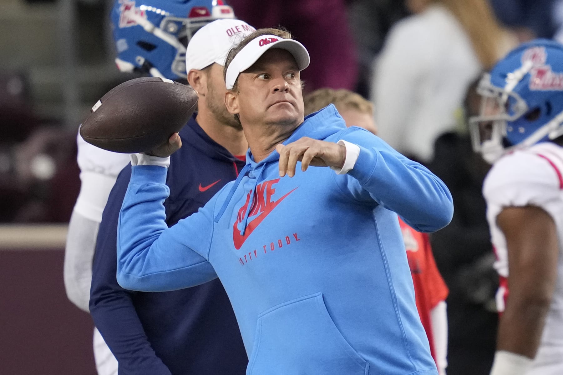 Ole Miss head coach Lane Kiffin