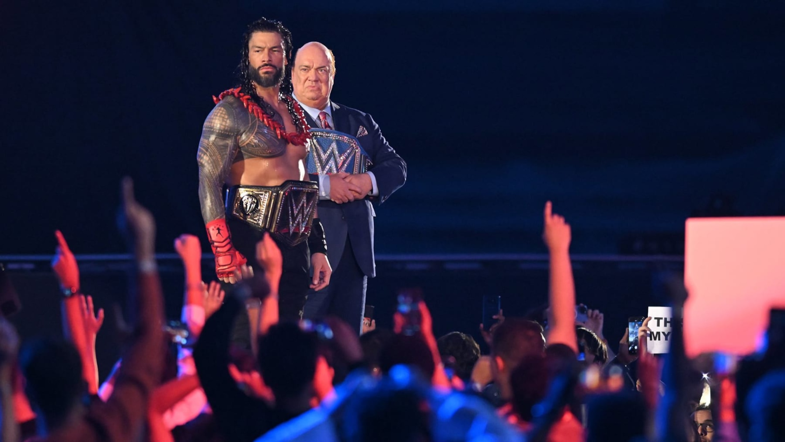 Roman Reigns follows up Crown Jewel title defense with War Games appearance. Roman Reigns follows up Crown Jewel title defense with War Games appearance.