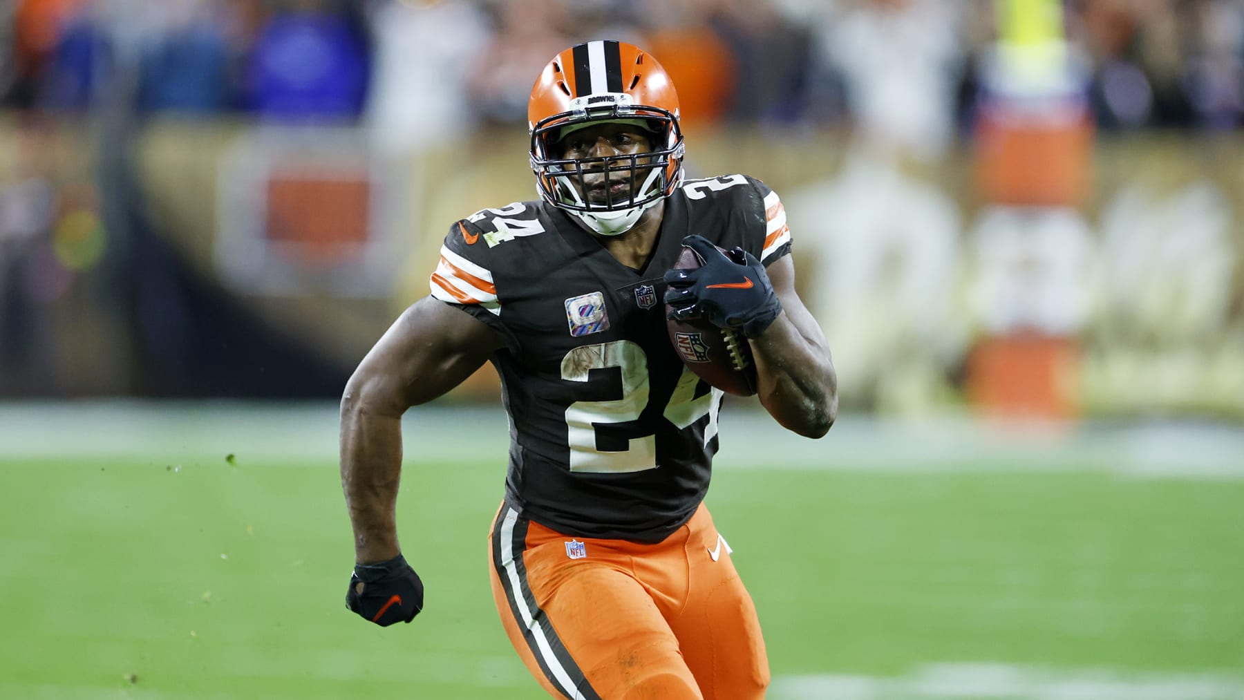 Nick Chubb would not be fun to tackle in a January playoff game. 