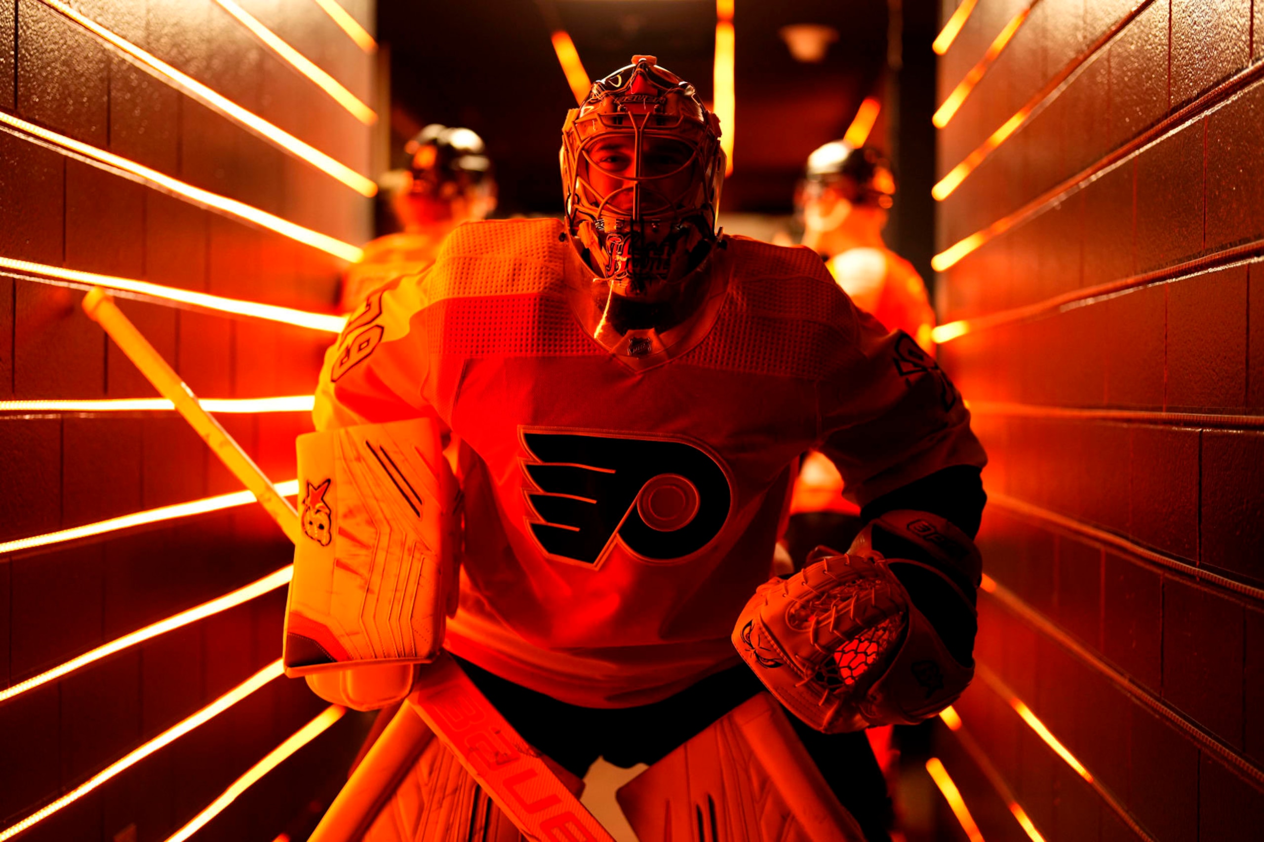 Carter Hart is in the zone Carter Hart is in the zone