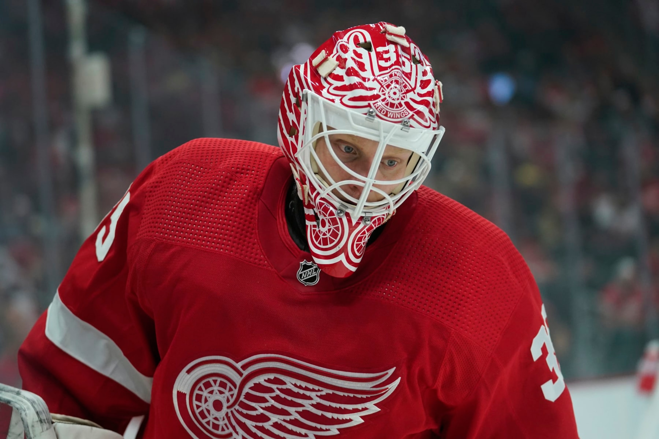 Ville Husso has been locked in for Detroit Ville Husso has been locked in for Detroit