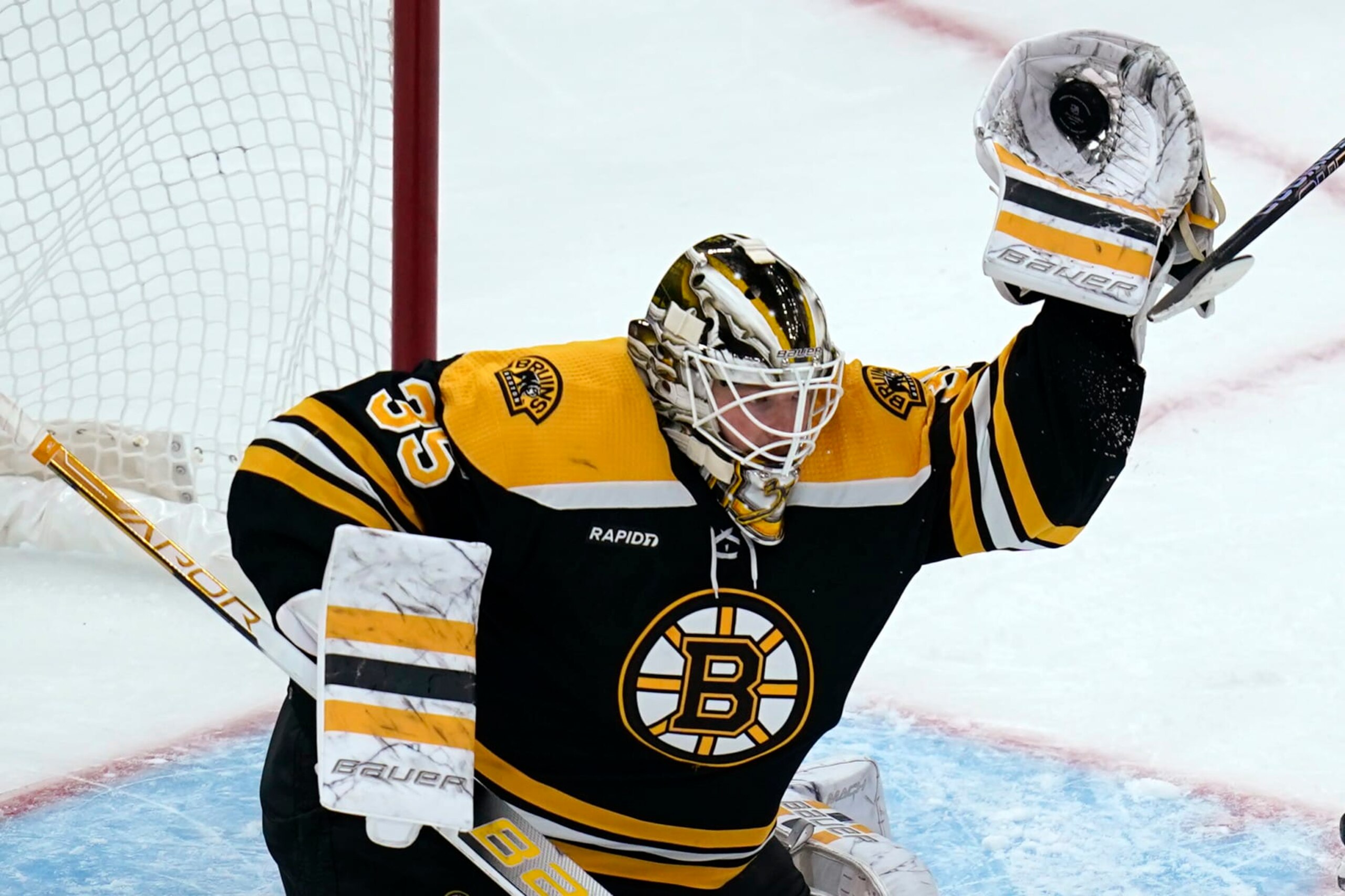 Linus Ullmark has snagged almost everything thrown his way so far Linus Ullmark has snagged almost everything thrown his way so far