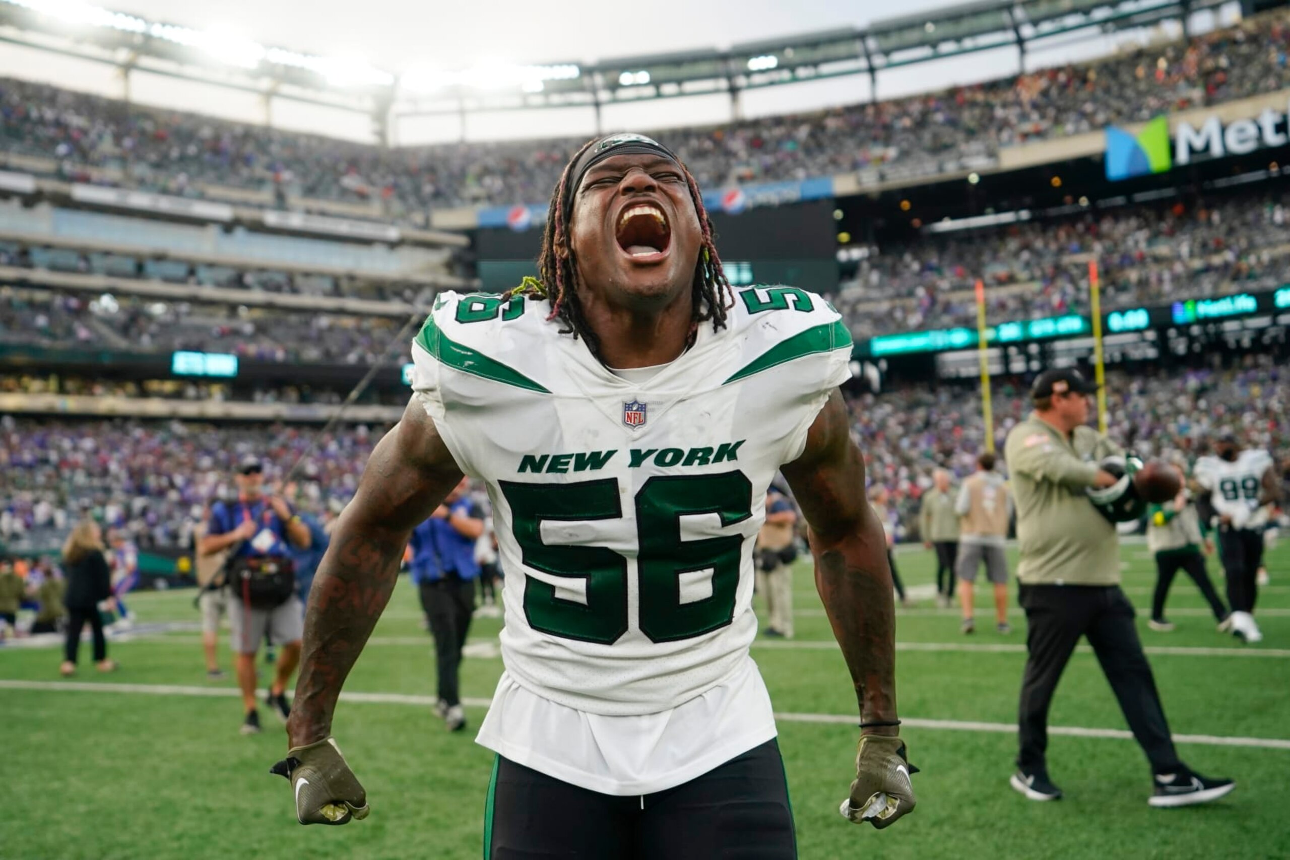 Jets LB Quincy Williams Jets LB Quincy Williams