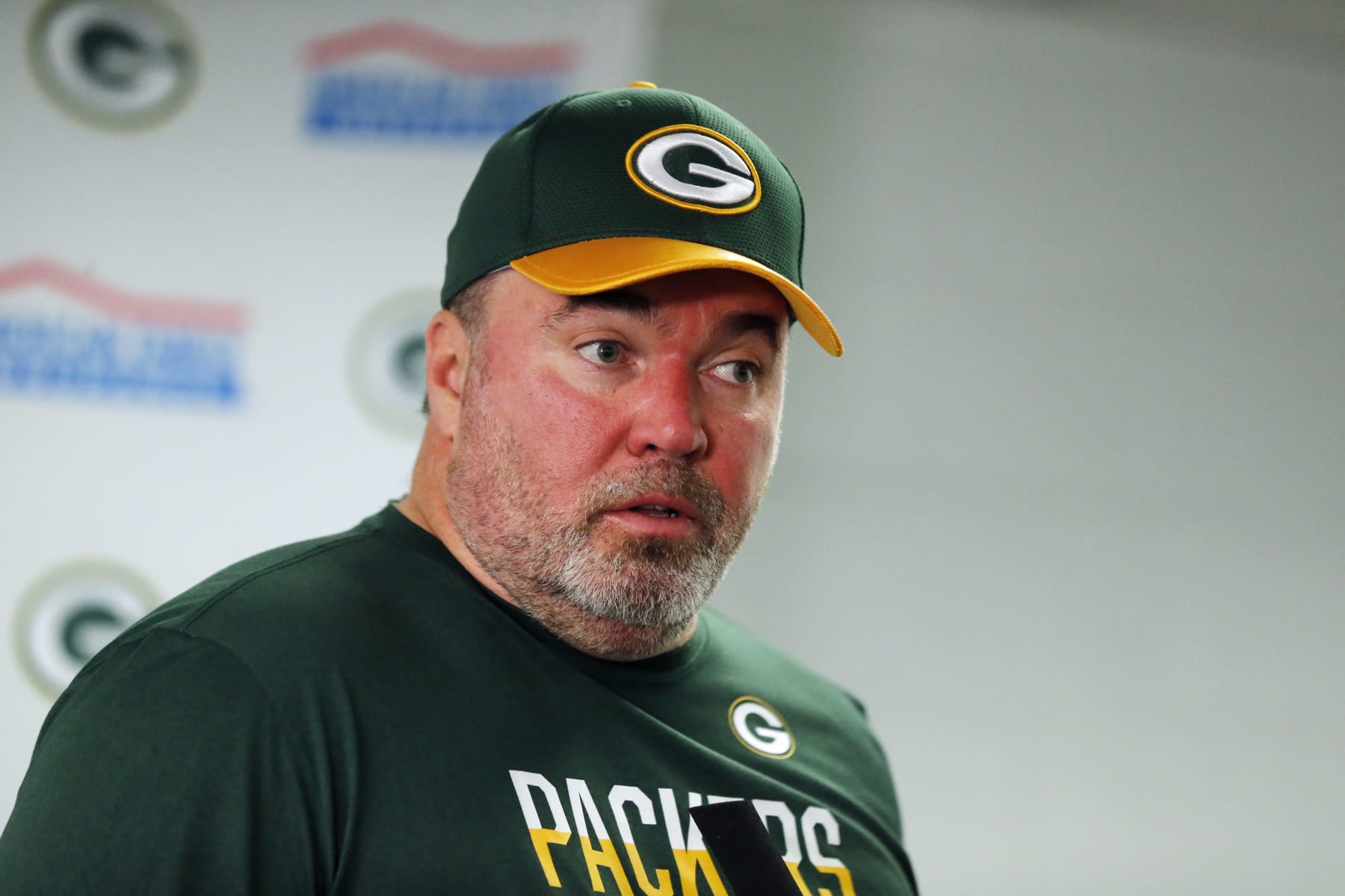 Green Bay Packers head coach Mike McCarthy speaks at a news conference after an NFL football game against the Chicago Bears, Sunday, Dec. 18, 2016, in Chicago. The Packers won 30-27. (AP Photo/Charles Rex Arbogast)
