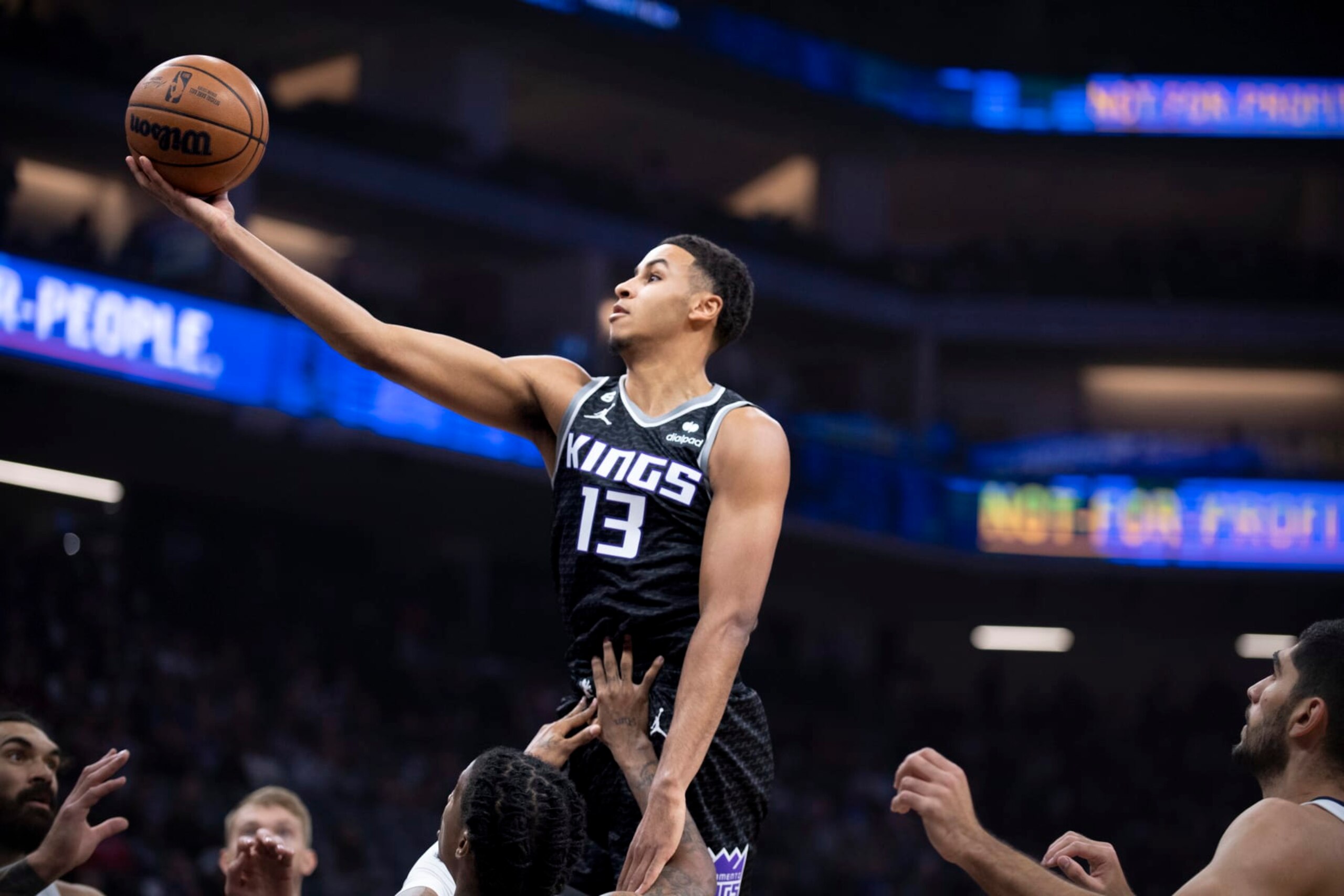 Sacramento Kings forward Keegan Murray (13) makes a layup in the first quarter of an NBA basketball game against the Memphis Grizzlies in Sacramento, Calif., Thursday, Oct. 27, 2022. (AP Photo/Josรฉ Luis Villegas) Sacramento Kings forward Keegan Murray (13) makes a layup in the first quarter of an NBA basketball game against the Memphis Grizzlies in Sacramento, Calif., Thursday, Oct. 27, 2022. (AP Photo/Josรฉ Luis Villegas)