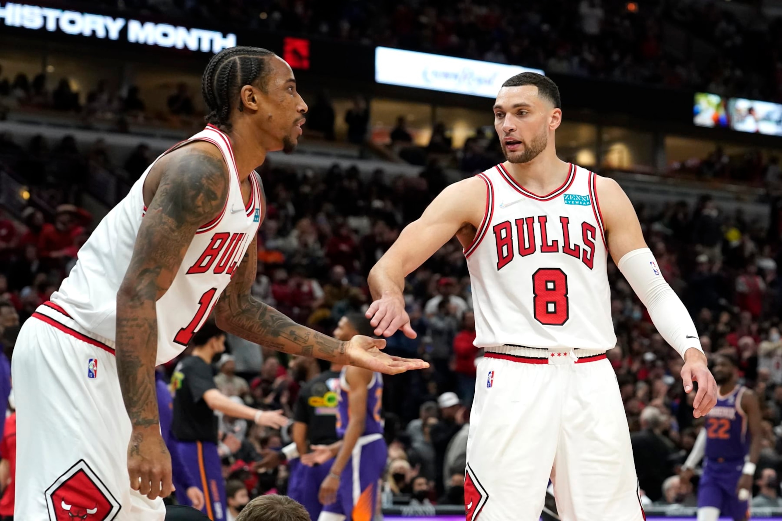 DeMar DeRozan and Zach LaVine DeMar DeRozan and Zach LaVine