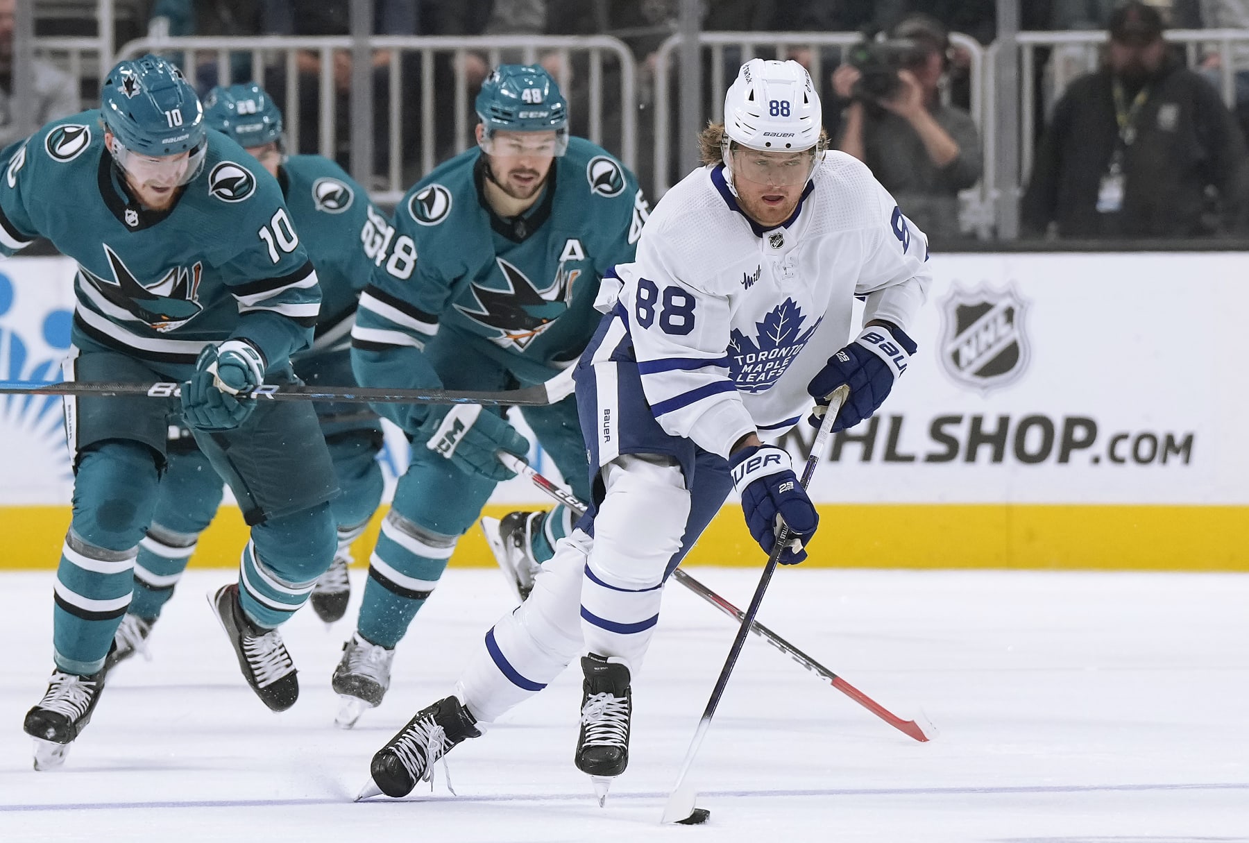 San Jose Sharks and Toronto Maple Leafs