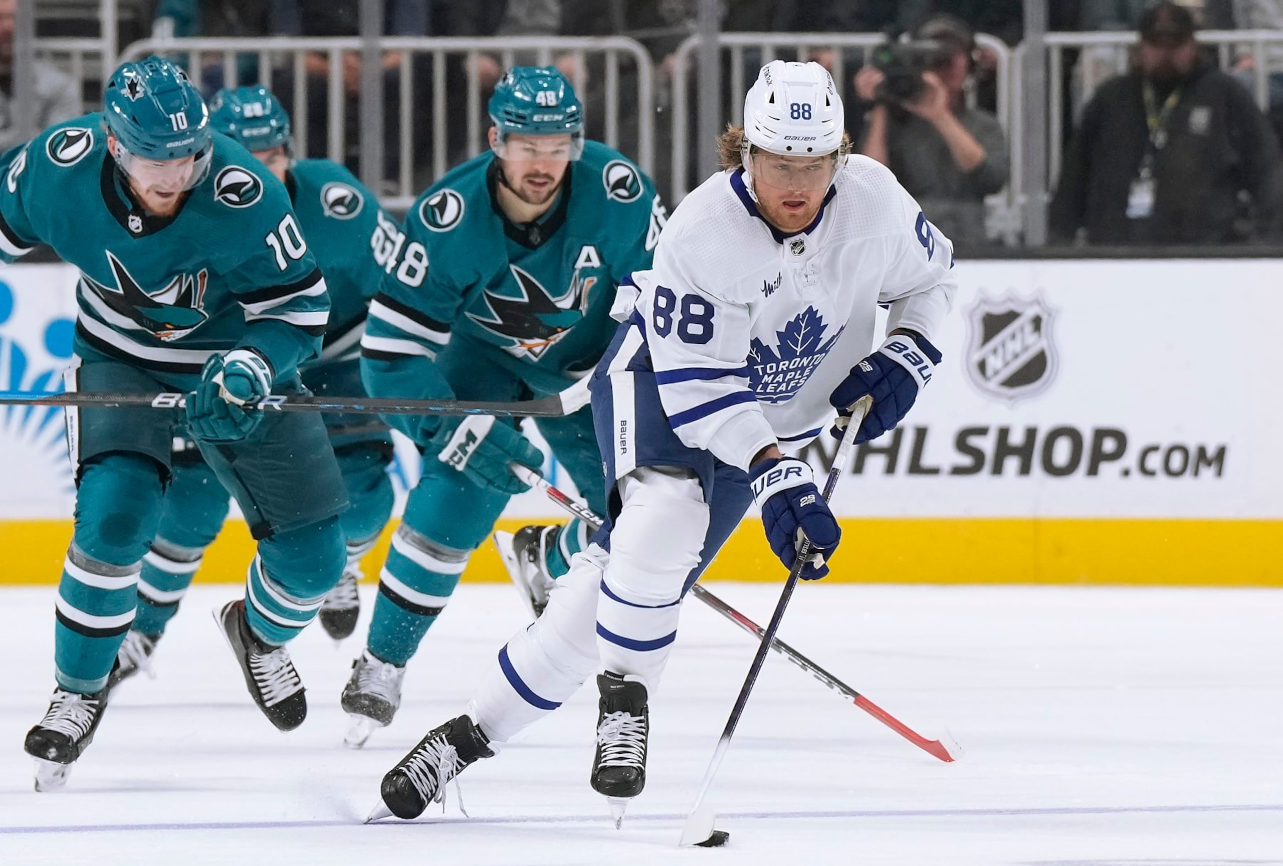 San Jose Sharks and Toronto Maple Leafs