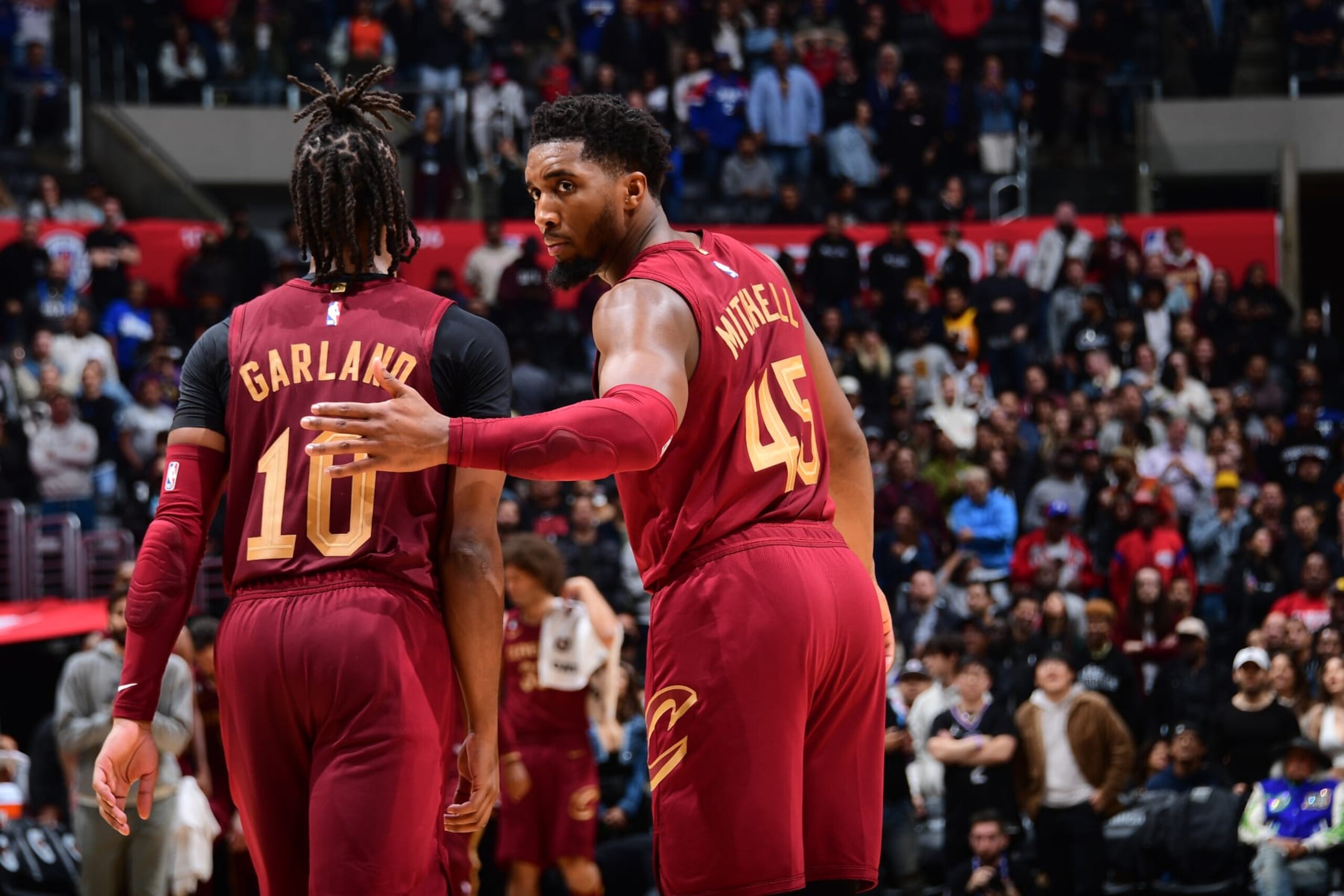 Darius Garland and Donovan Mitchell Darius Garland and Donovan Mitchell