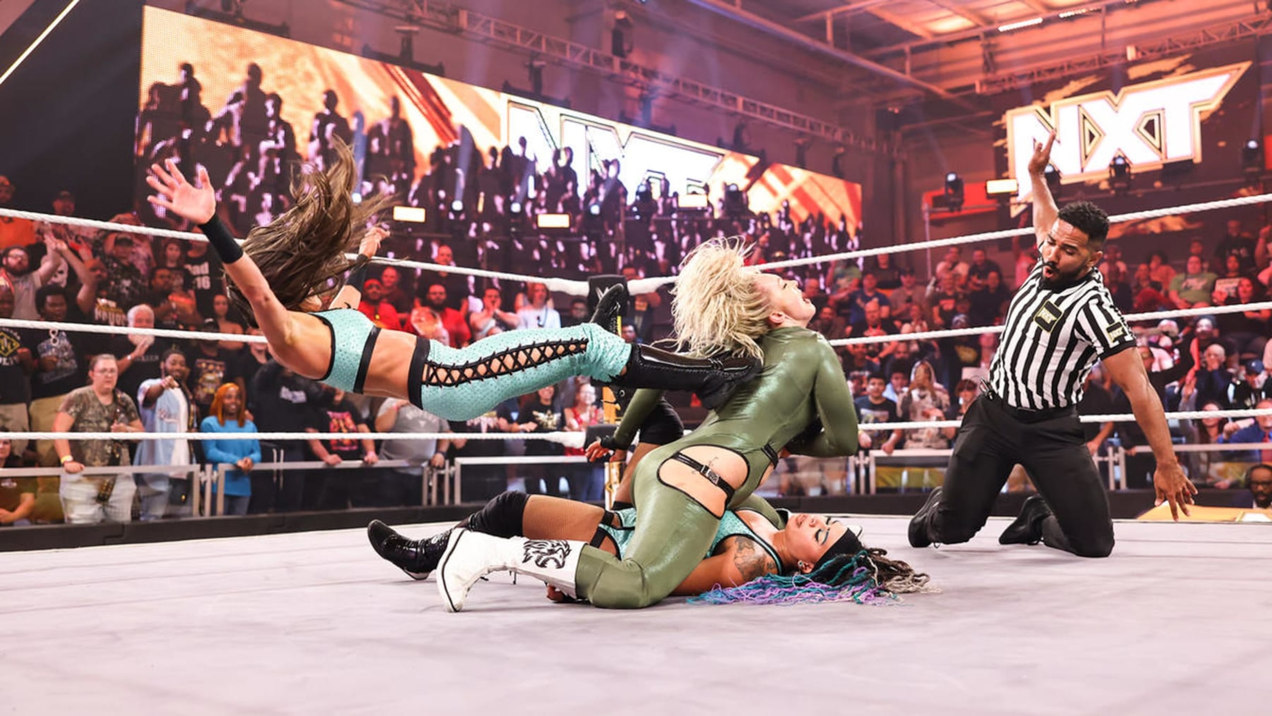 Thanks to a restart, Katana Chance and Kayden Carter defeated Zoey Stark and Nikkita Lyons, but would they win the rematch?