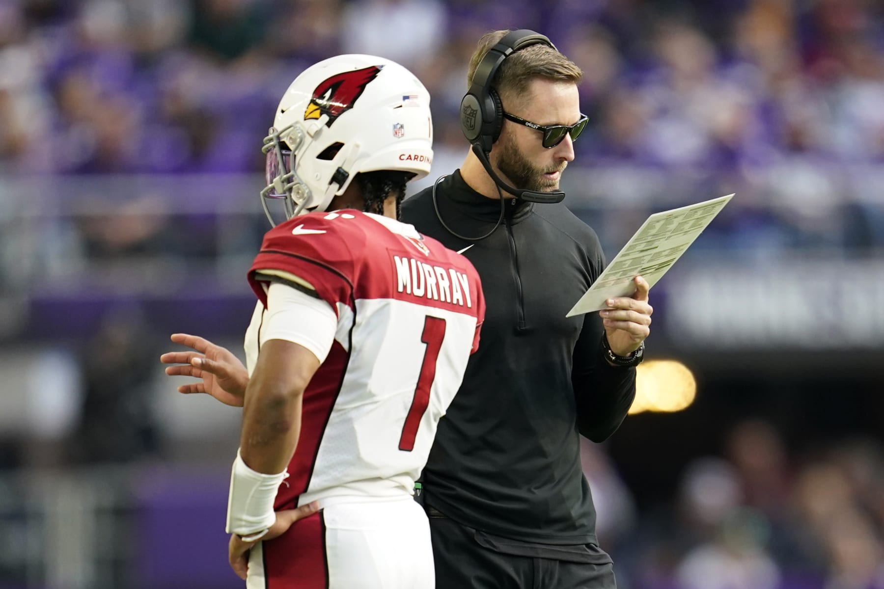 Kyler Murray and Kliff Kingsbury