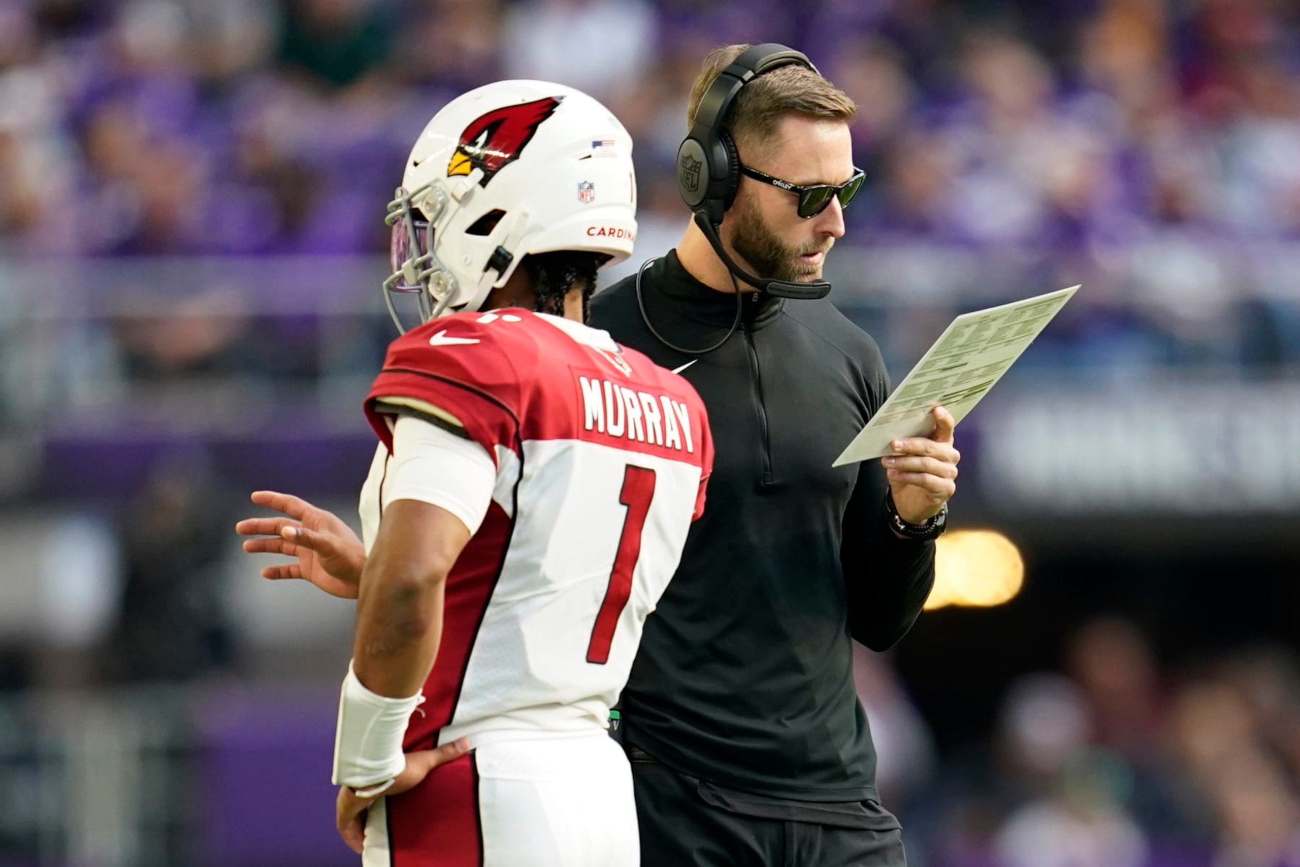 Kyler Murray and Kliff Kingsbury