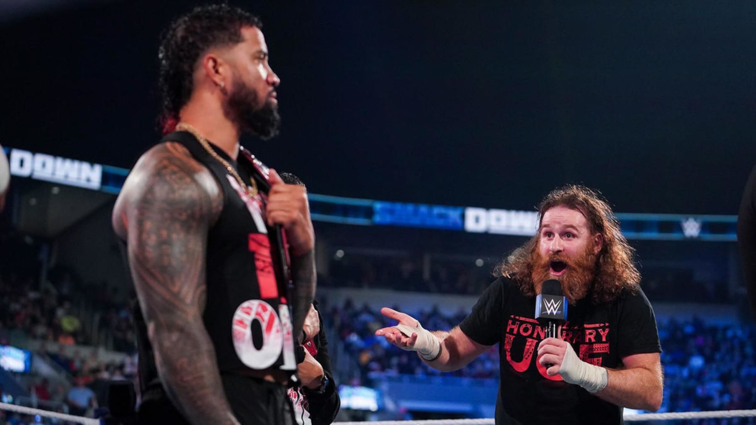 Jey Uso and Sami Zayn Jey Uso and Sami Zayn