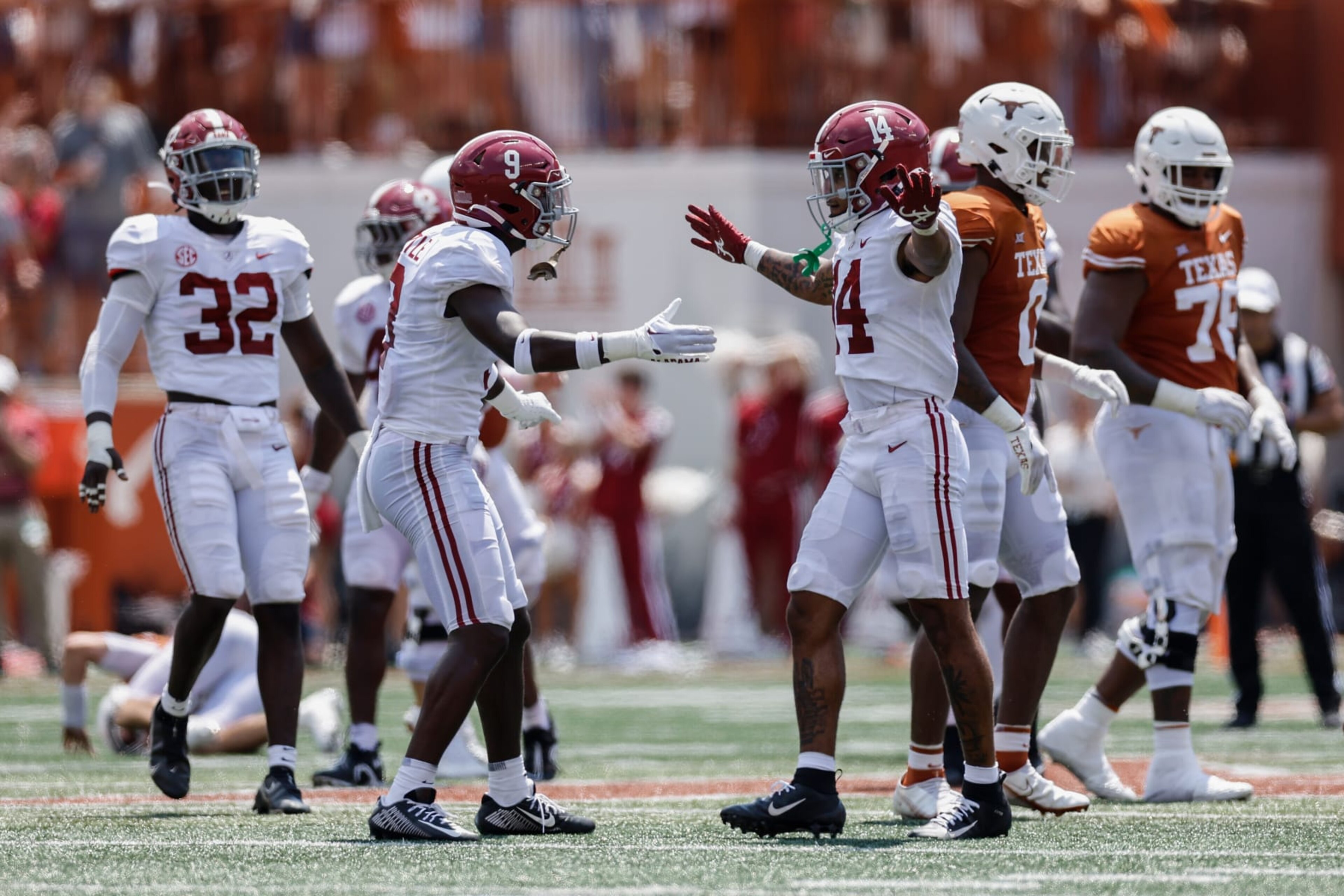 Alabama's Jordan Battle and Brian Branch Alabama's Jordan Battle and Brian Branch