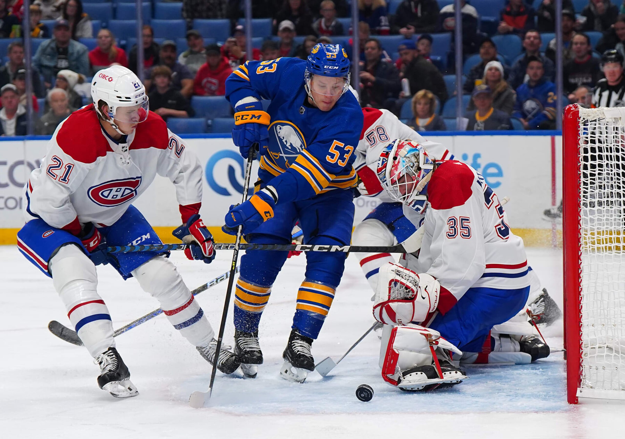 Buffalo Sabres and Montreal Canadiens