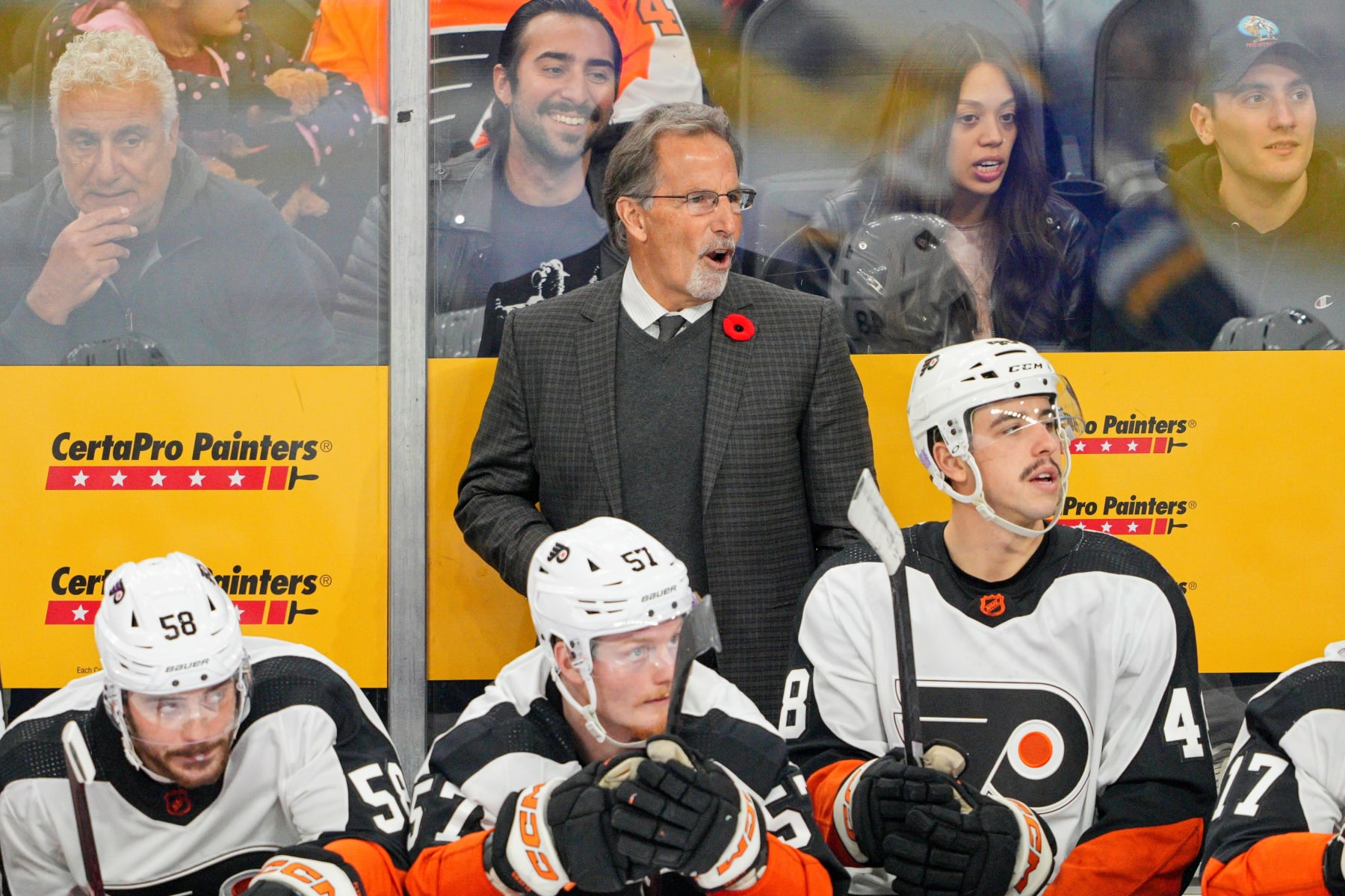 Philadelphia Flyers head coach John Tortorella. 