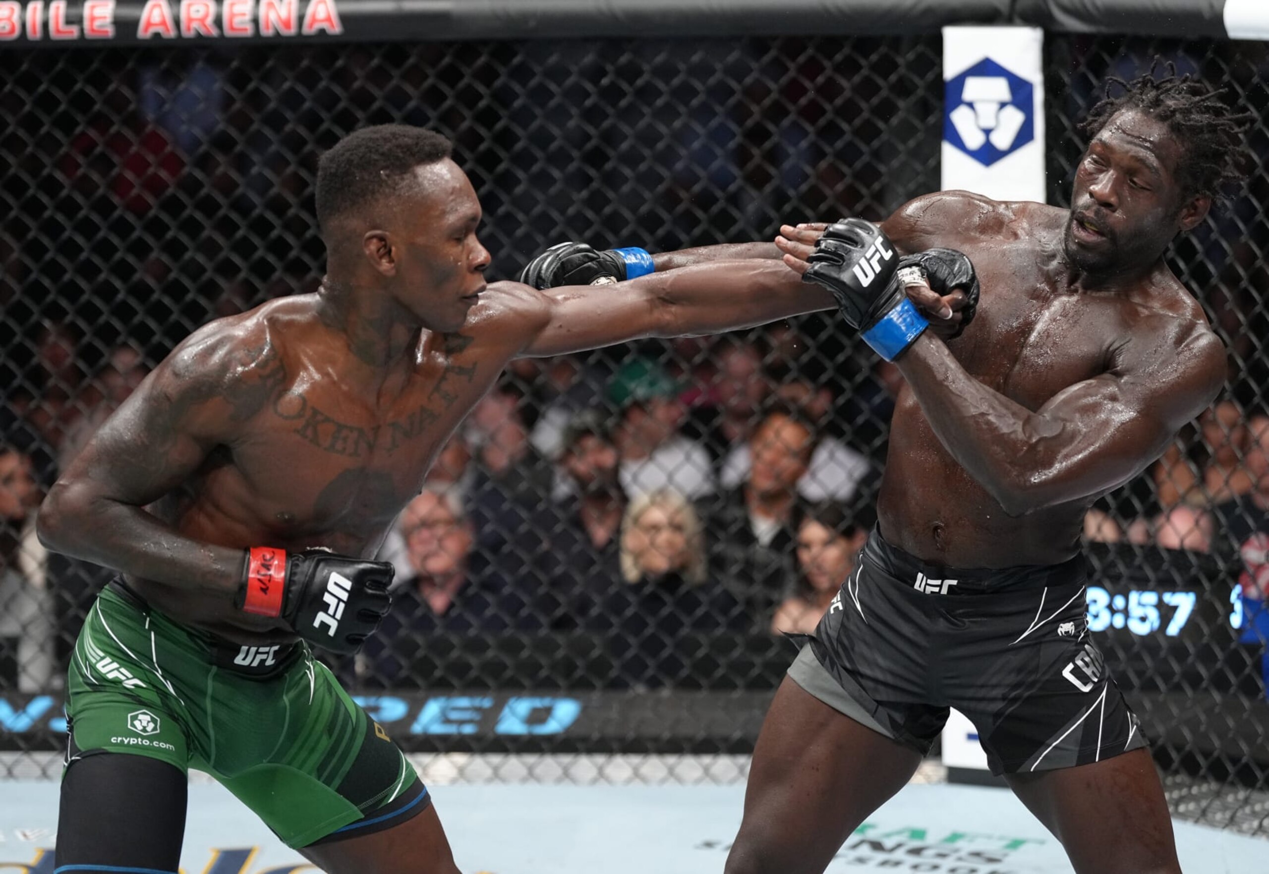 Pereira was cage-side for Adesanya's most recent title defense, a five-round decision over Jared Cannonier.