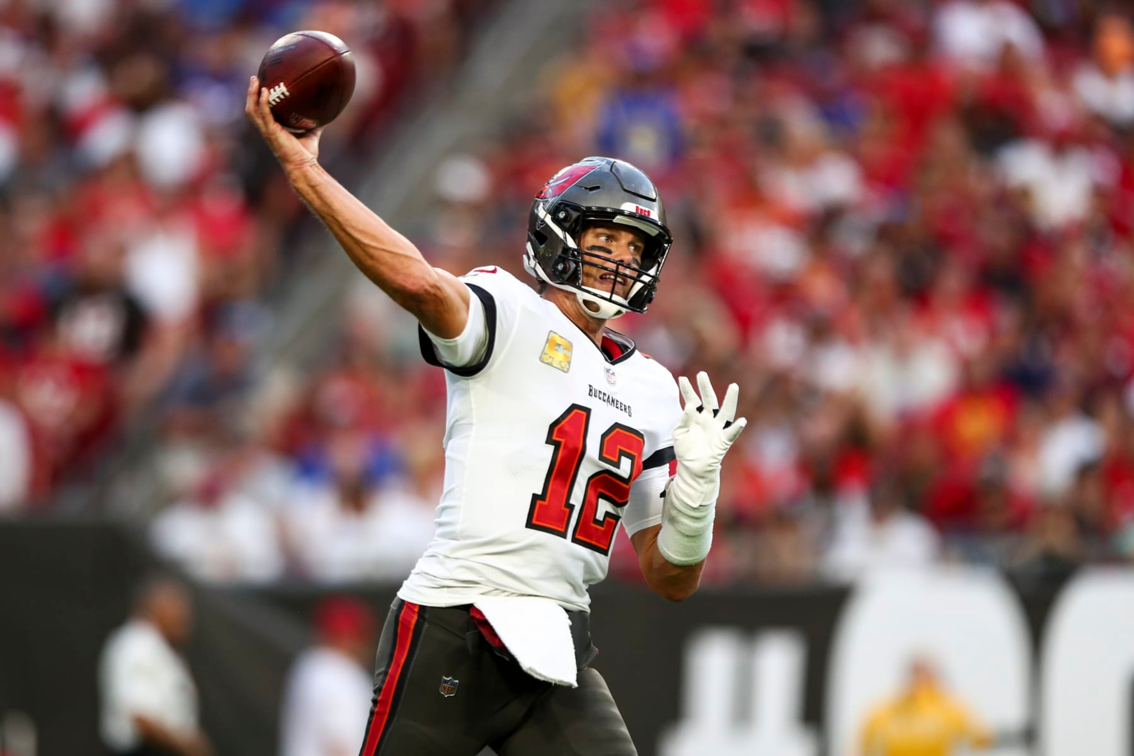 Tom Brady and the Bucs helped move the Los Angeles Rams further down the NFC West hierarchy last week. 