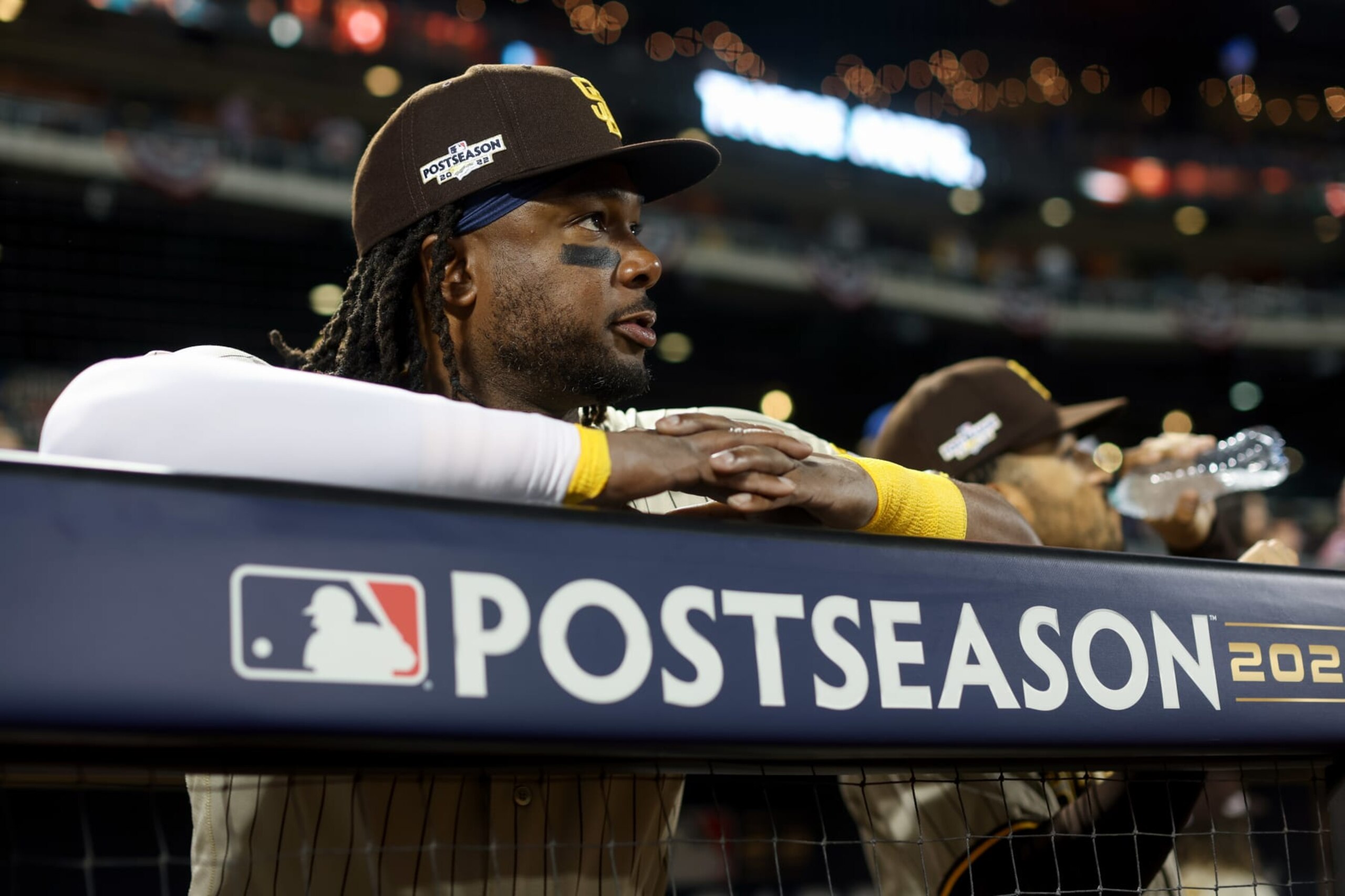 NEW YORK, NY - OCTOBER 07: Josh Bell #24 of the San Diego Padres looks on before the Wild Card Series game between the San Diego Padres and the New York Mets at Citi Field on Friday, October 7, 2022 in New York, New York. (Photo by Rob Tringali/MLB Photos via Getty Images) NEW YORK, NY - OCTOBER 07: Josh Bell #24 of the San Diego Padres looks on before the Wild Card Series game between the San Diego Padres and the New York Mets at Citi Field on Friday, October 7, 2022 in New York, New York. (Photo by Rob Tringali/MLB Photos via Getty Images)